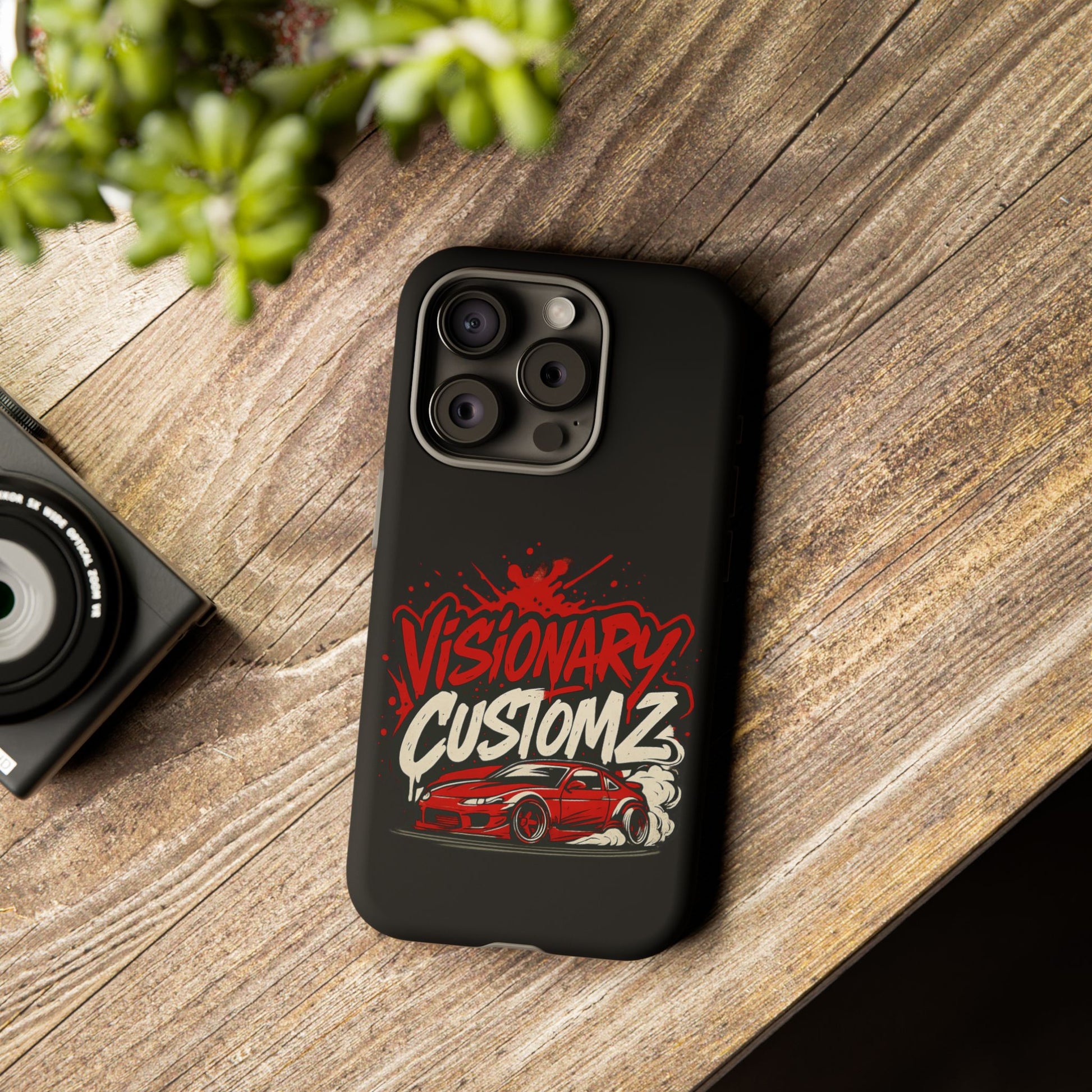 Visionary Customz Phone Case, Car Lover Accessory, Gift for Auto Enthusiasts, Customizable Phone Protection, Birthday Gift Idea