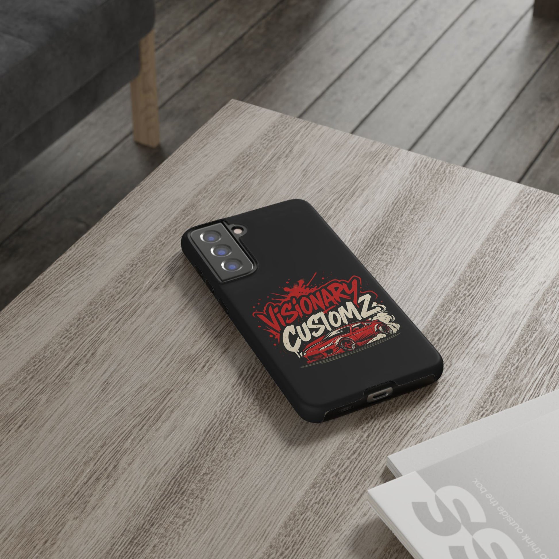 Visionary Customz Phone Case, Car Lover Accessory, Gift for Auto Enthusiasts, Customizable Phone Protection, Birthday Gift Idea