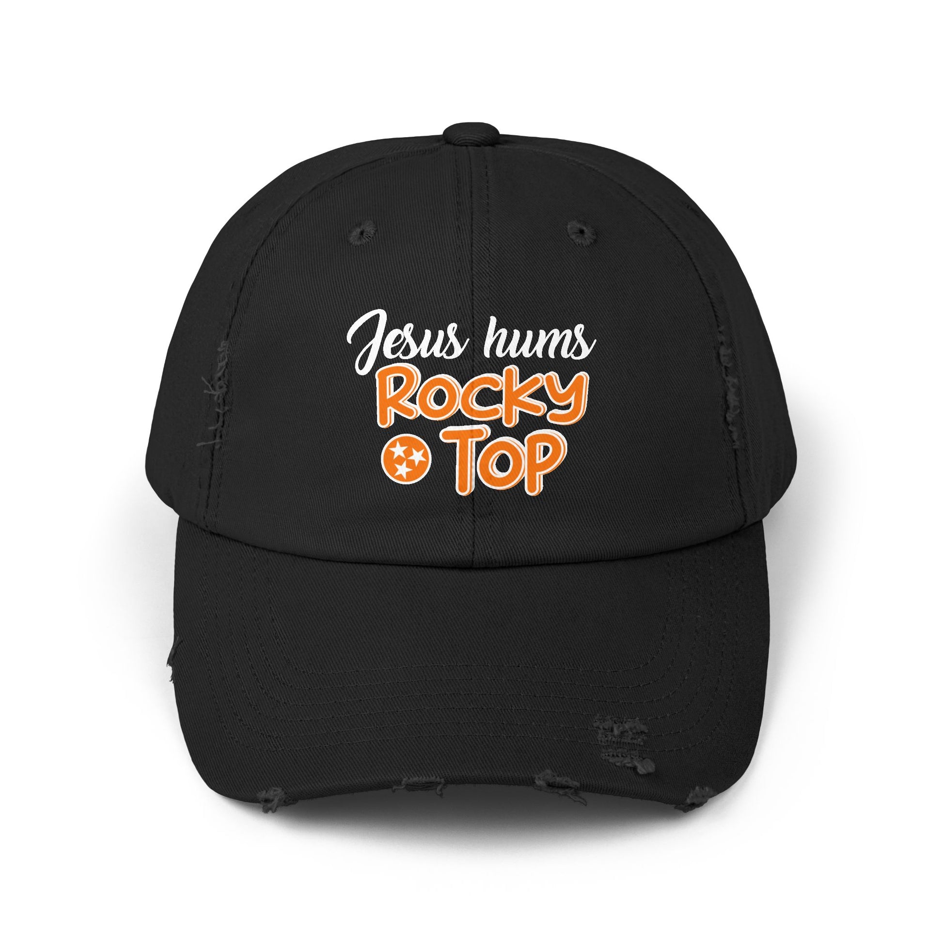 Unisex Distressed Cap with 'Jesus Hums Rocky Top' Design | Casual Hat, Trendy Accessory, Gift for Music Lovers, Cap for Outdoor [...]