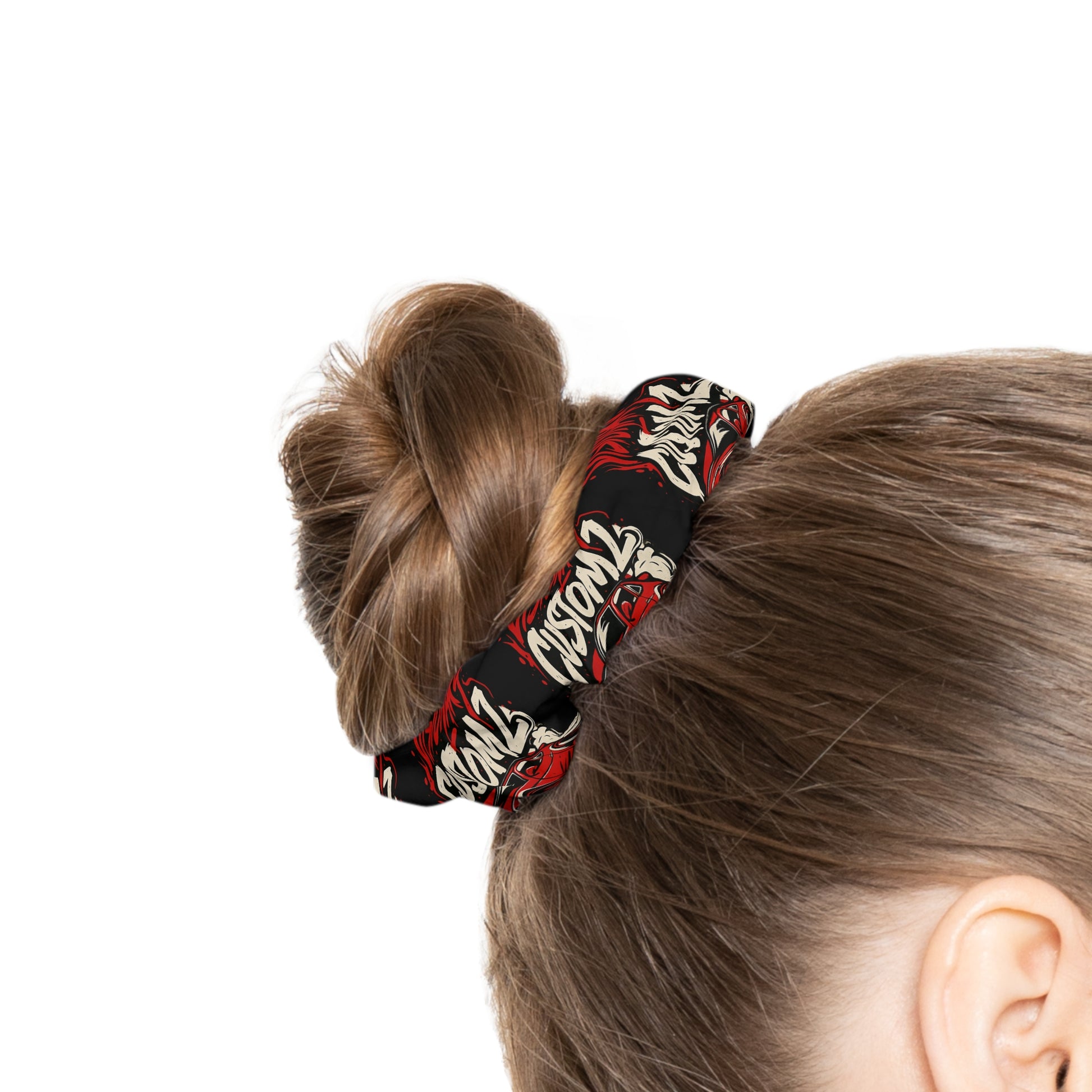Edgy Graphic Scrunchie | Trendy Hair Accessory for Everyday Style, Perfect Gift for Friends, Hair Tie, Fashionable Accessories, Unique [...]