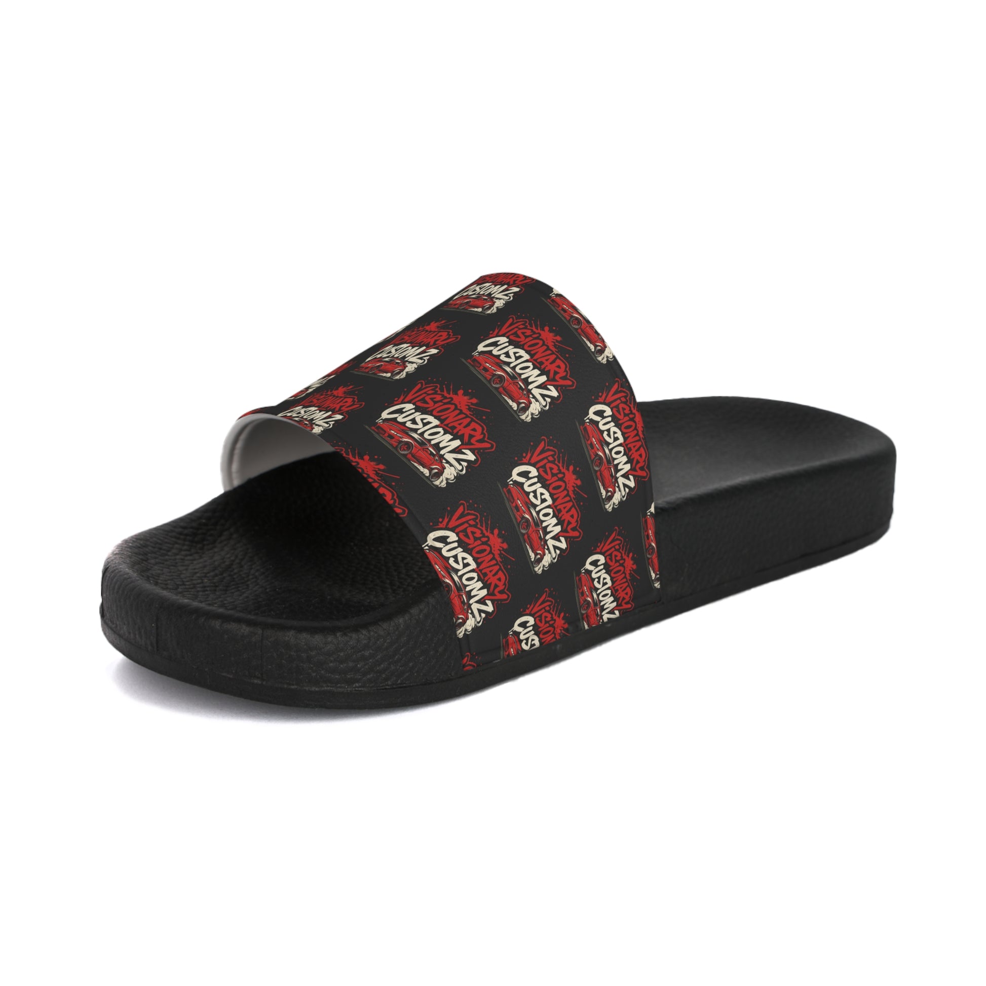 Men's Slide Sandals with Bold Design, Stylish Slides for Casual Wear, Trendy Poolside Footwear, Perfect for Summer, Gift for Him