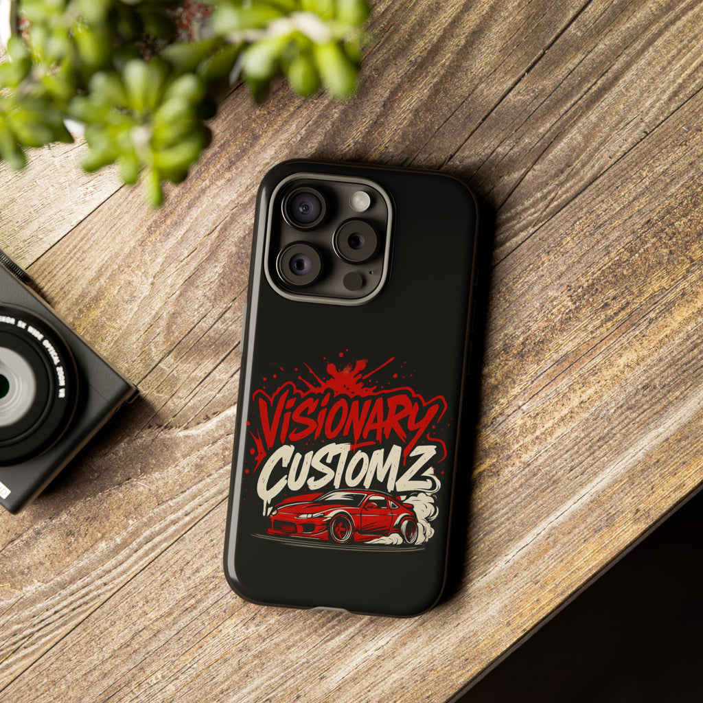 Visionary Customz Phone Case, Car Lover Accessory, Gift for Auto Enthusiasts, Customizable Phone Protection, Birthday Gift Idea