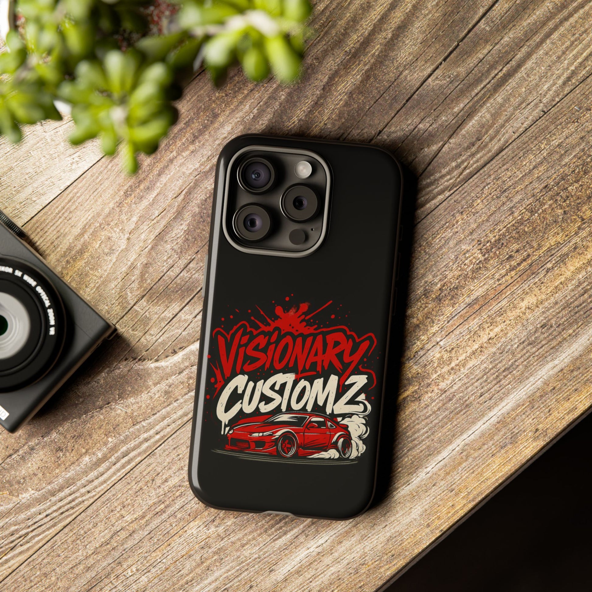 Visionary Customz Phone Case, Car Lover Accessory, Gift for Auto Enthusiasts, Customizable Phone Protection, Birthday Gift Idea