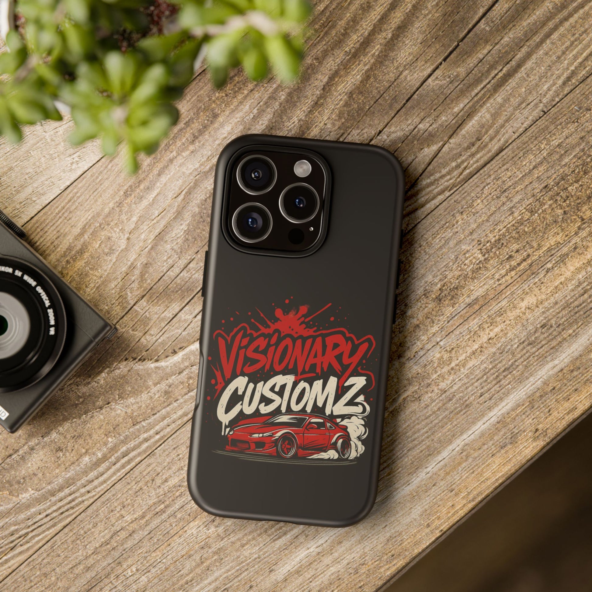 Visionary Customz Phone Case, Car Lover Accessory, Gift for Auto Enthusiasts, Customizable Phone Protection, Birthday Gift Idea