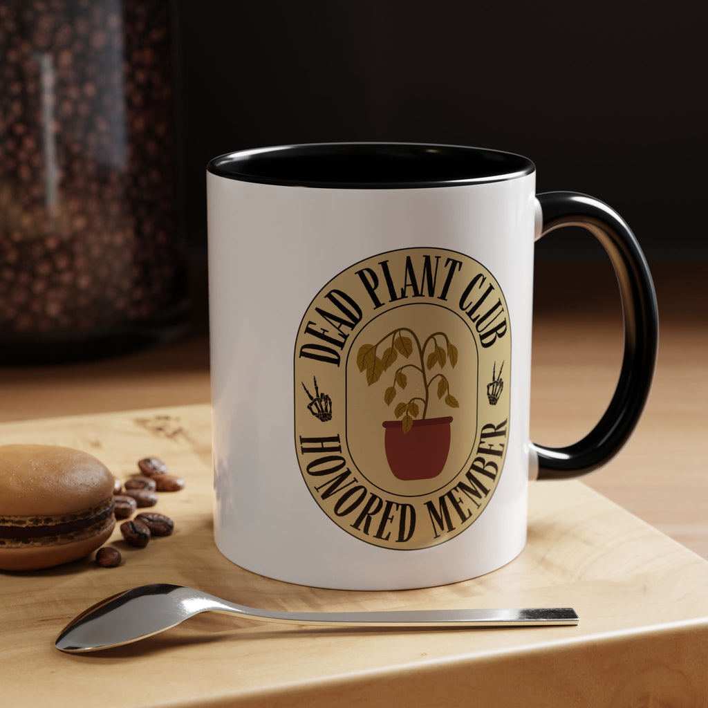 Dead Plant Club Honored Member Coffee Mug | Gifts for Plant Lovers, Unique Home Decor, Funny Birthday Present, Gardening Enthusiast