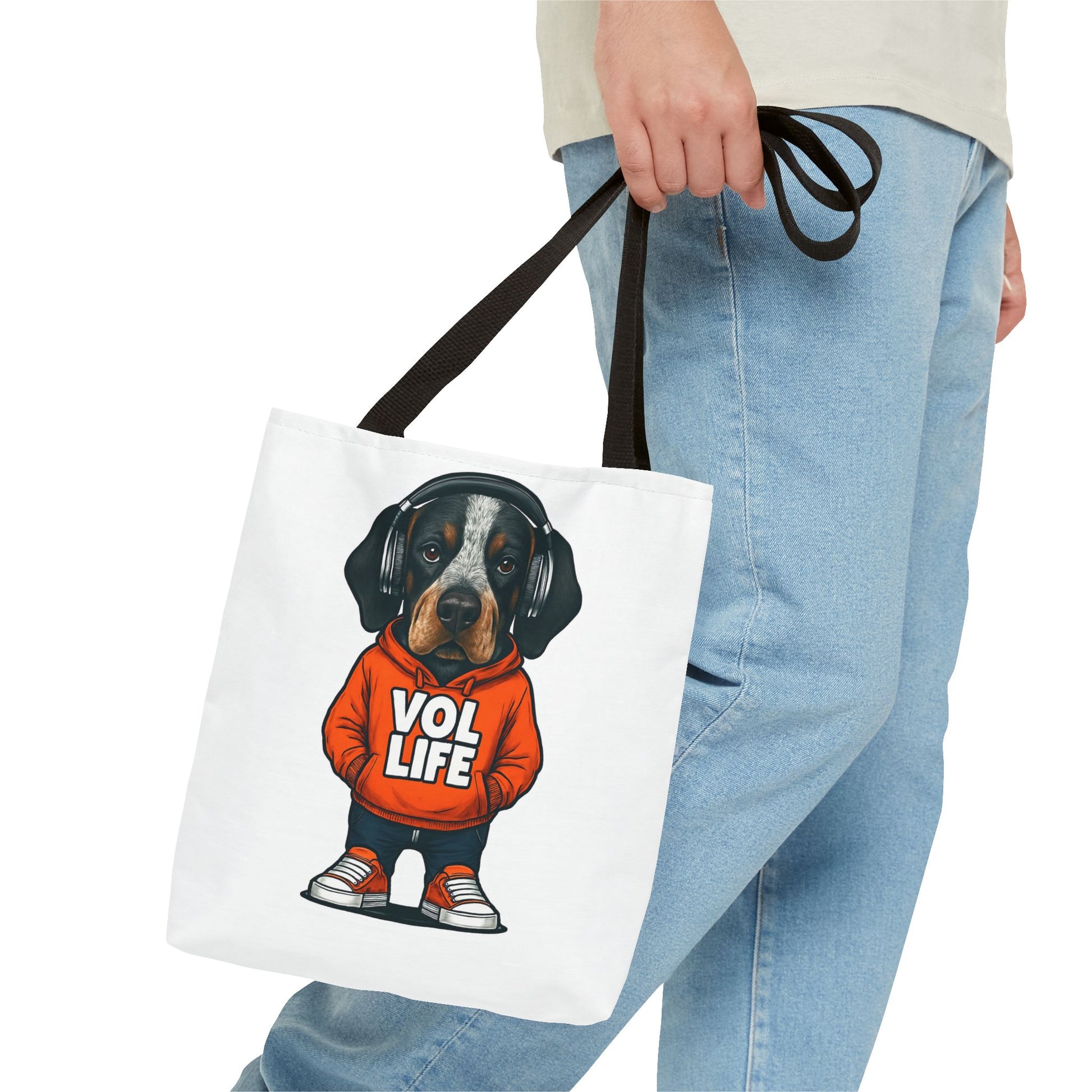 Vol Life Dog Tote Bag, Cute Dog Lover Bag, Funny Pet Tote, Funny Gift for Dog Parents, Dog Mom Gift, AOP Dog Tote