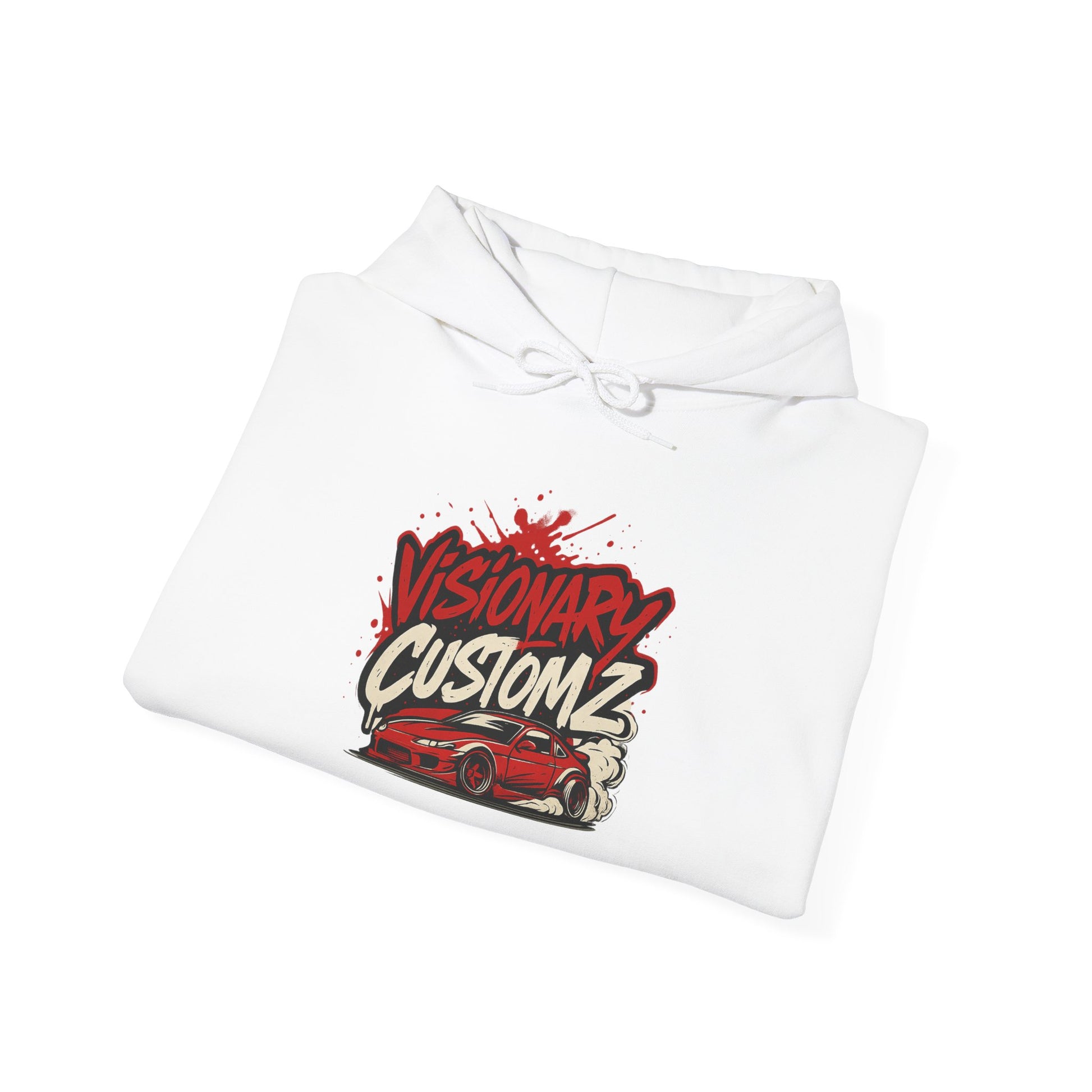 Visionary Customz Hooded Sweatshirt for Car Enthusiasts, Vintage Style Hoodie, Gift for Auto Lovers, Unisex Sweatshirt for All [...]