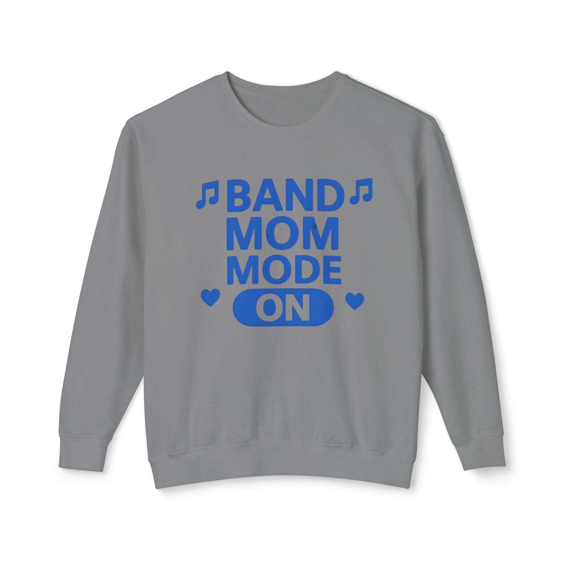 Band Mom Crewneck Sweatshirt | Perfect Gift for Music Lovers, Concert Attendees, Music Events, Cheerful Everyday Wear