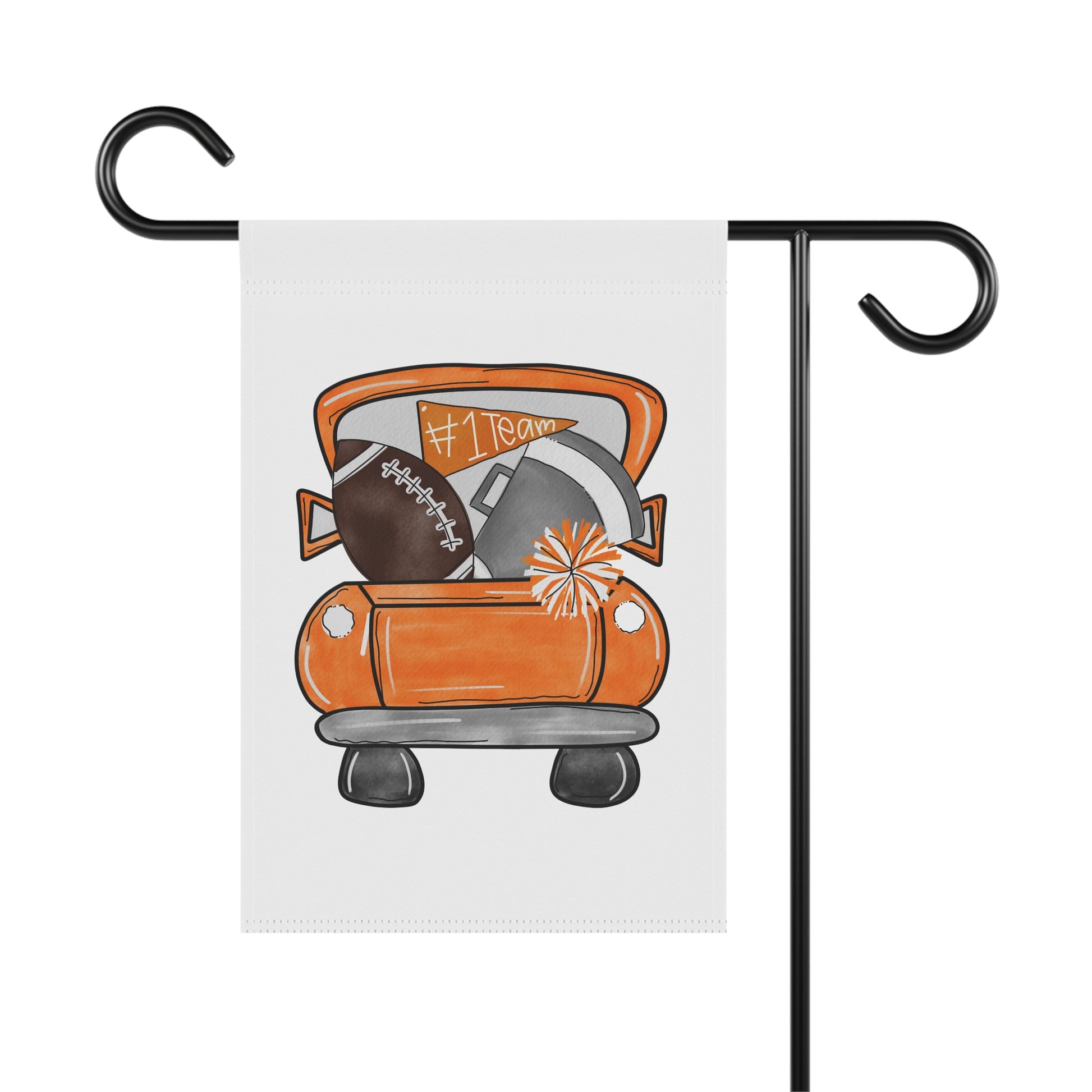 Cheerful Garden Banner for Sports Fans, Outdoor Decor, Game Day Sign, Front Yard Greeting, Team Spirit Flag, TN VOLS
