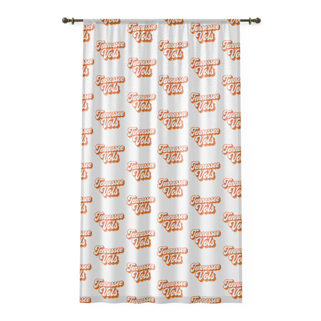 Tennessee Volunteers Window Curtain, Sports Decor, Game Day Essentials, Home Team Decoration, College Football Fan Gift, Tennessee Vols
