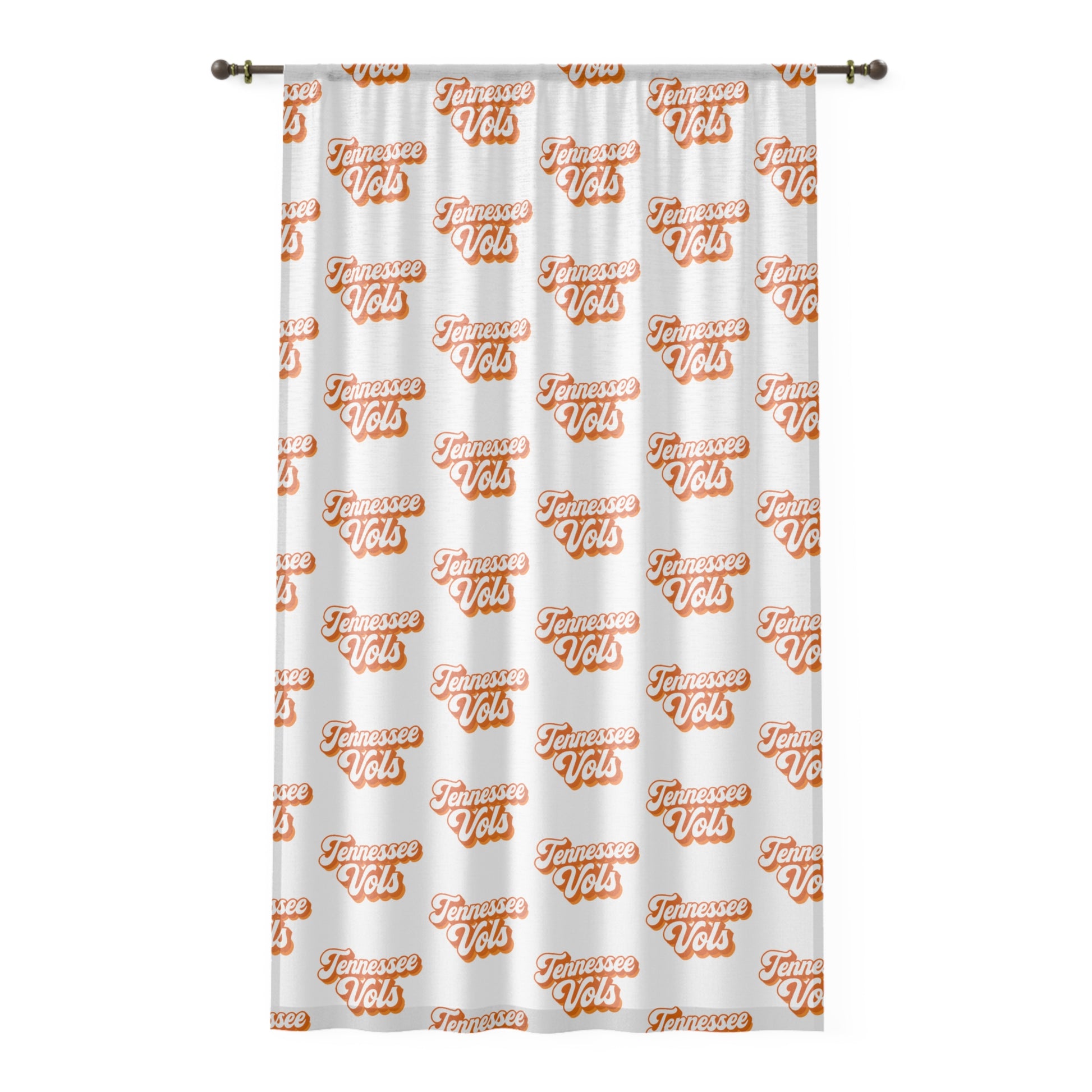 Tennessee Volunteers Window Curtain, Sports Decor, Game Day Essentials, Home Team Decoration, College Football Fan Gift, Tennessee Vols
