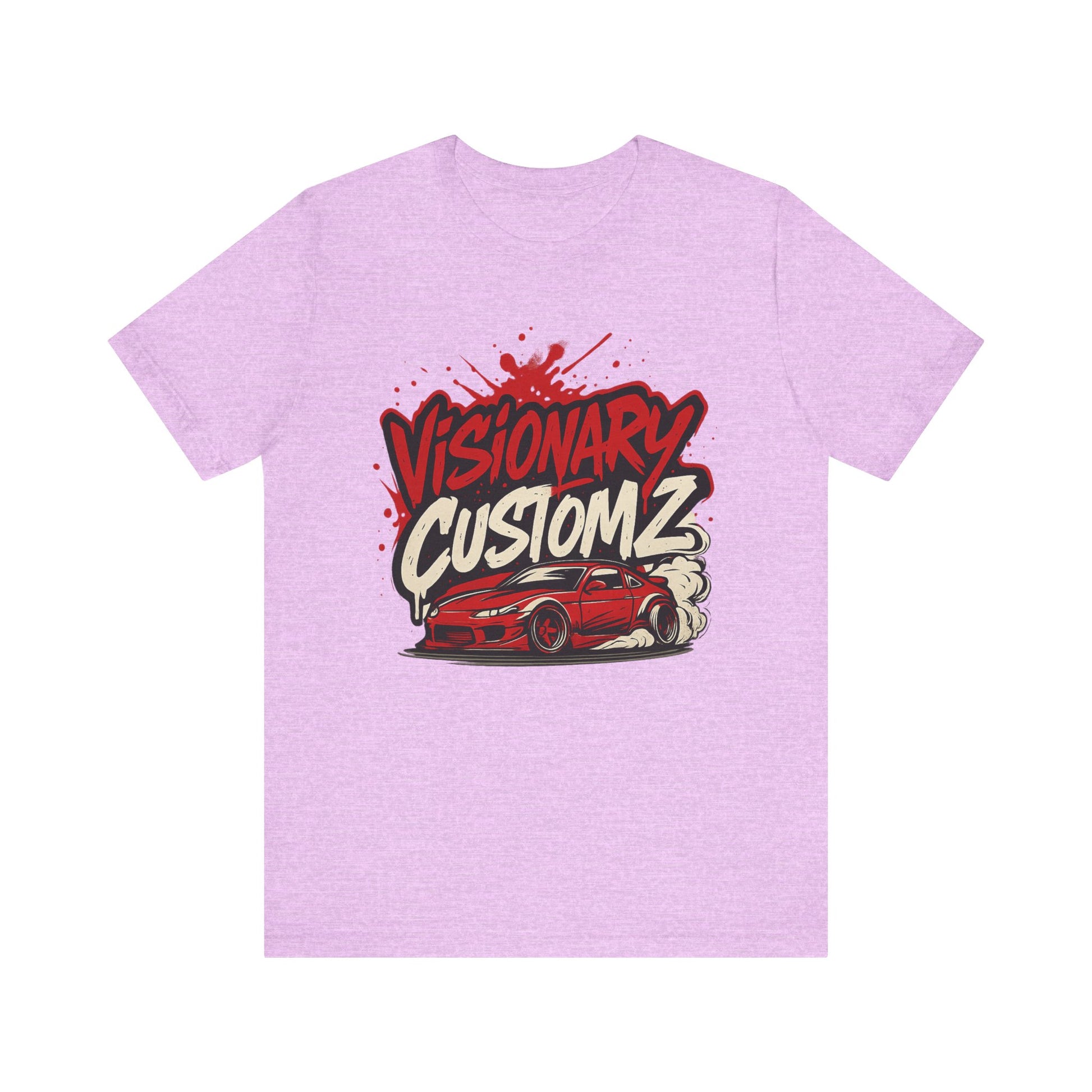 Visionary Customz Graphic Tee, Unisex Car Lover Shirt, Automotive Gift, Streetwear Top, Racing Enthusiast Apparel