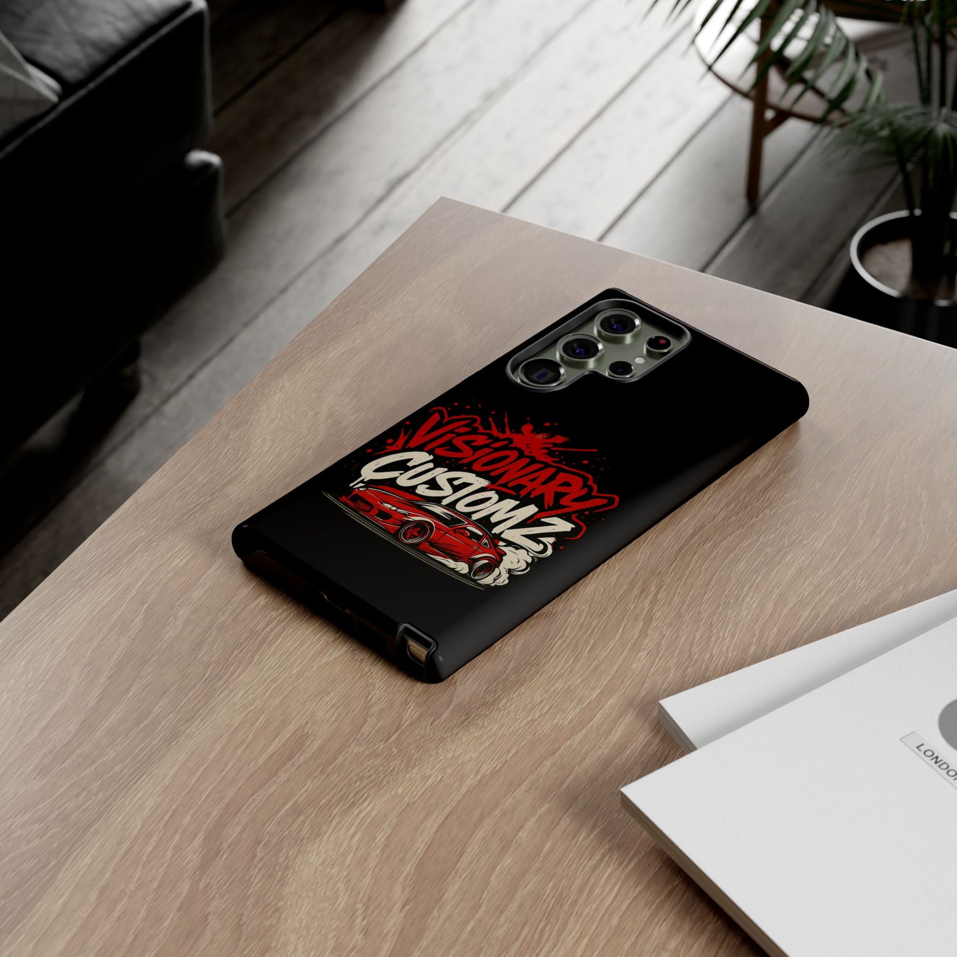 Visionary Customz Phone Case, Car Lover Accessory, Gift for Auto Enthusiasts, Customizable Phone Protection, Birthday Gift Idea