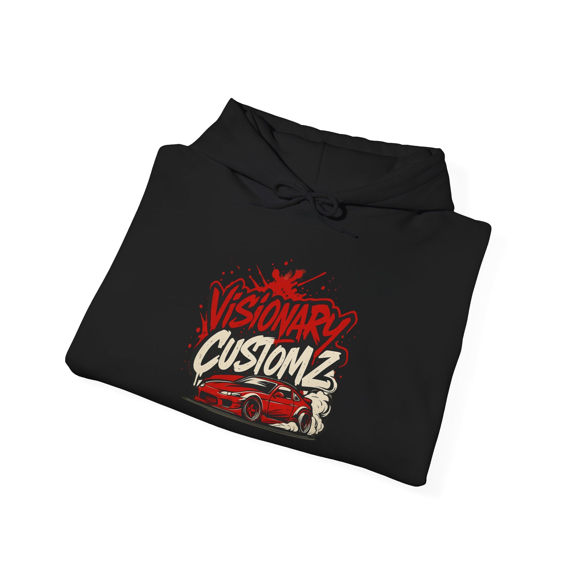 Visionary Customz Hooded Sweatshirt for Car Enthusiasts, Vintage Style Hoodie, Gift for Auto Lovers, Unisex Sweatshirt for All [...]