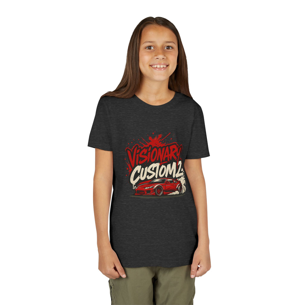 Visionary Custom Youth Tee - Cool Car Graphic, Gift for Young Car Enthusiasts, Birthday Shirt, Customizable Apparel, Automotive Fashion