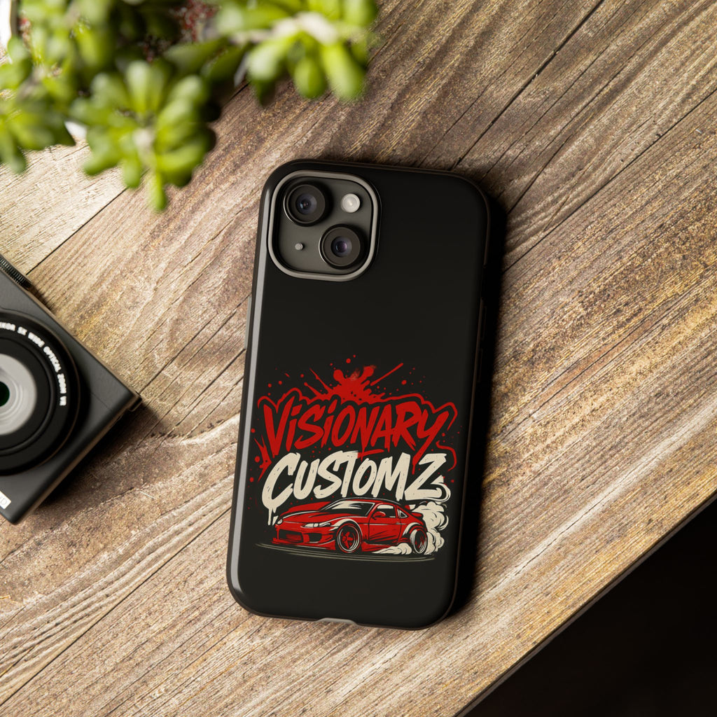 Visionary Customz Phone Case, Car Lover Accessory, Gift for Auto Enthusiasts, Customizable Phone Protection, Birthday Gift Idea