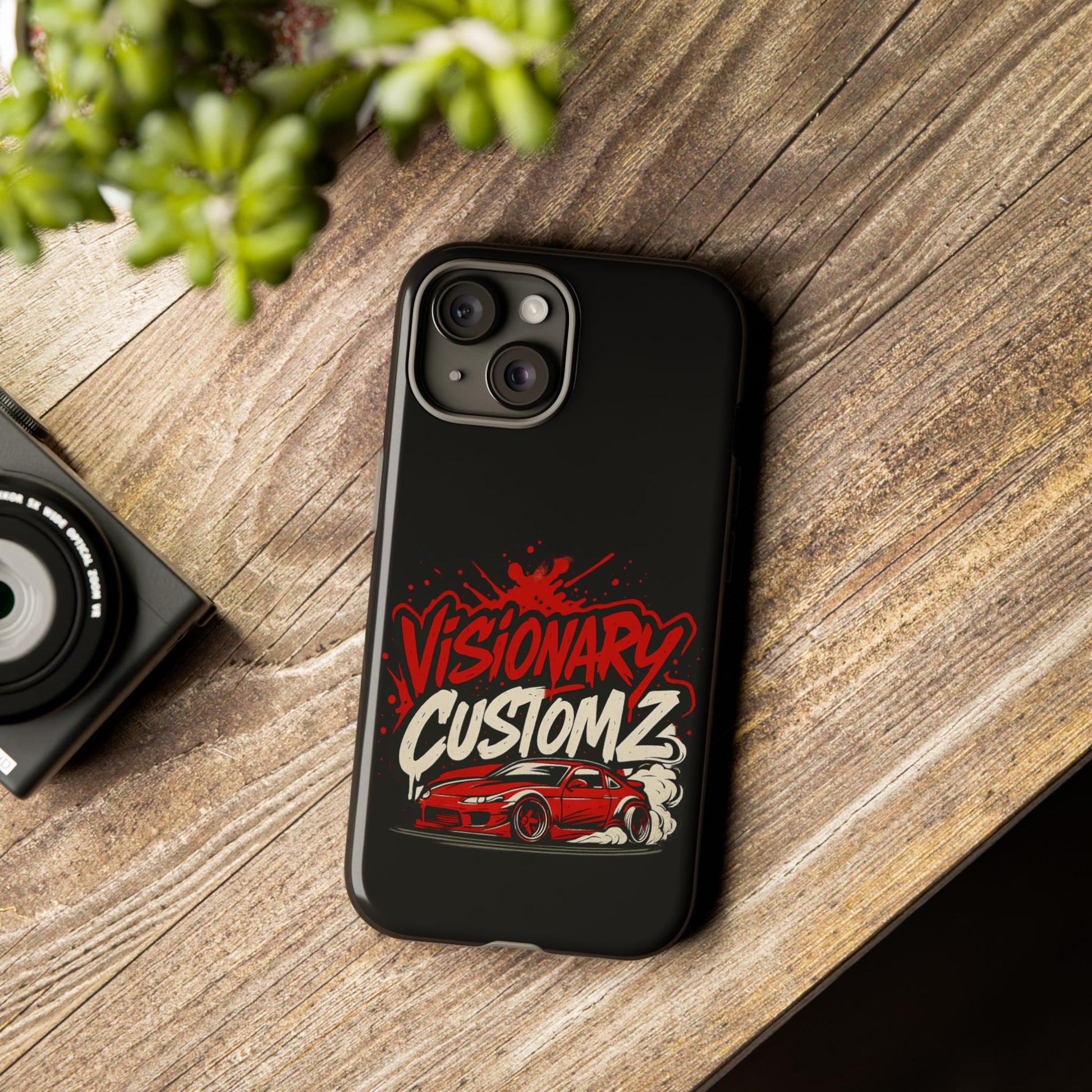 Visionary Customz Phone Case, Car Lover Accessory, Gift for Auto Enthusiasts, Customizable Phone Protection, Birthday Gift Idea