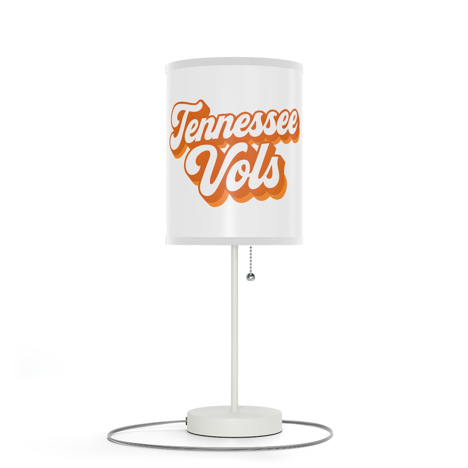 Tennessee Vols Table Lamp, Home Decor, Sports Fan Gift, College Lamp, Unique Nightstand Light, Room Decoration, Tennessee Volunteers