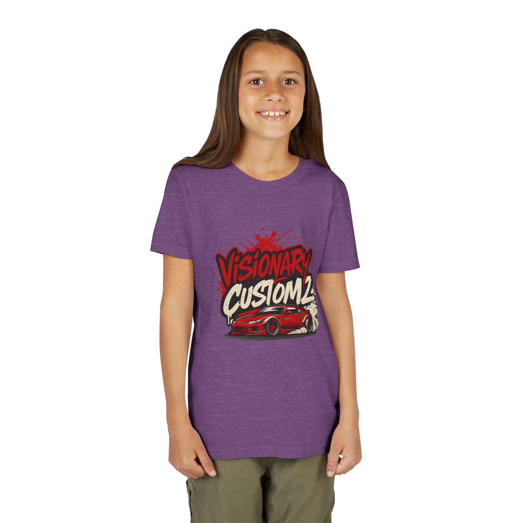 Visionary Custom Youth Tee - Cool Car Graphic, Gift for Young Car Enthusiasts, Birthday Shirt, Customizable Apparel, Automotive Fashion
