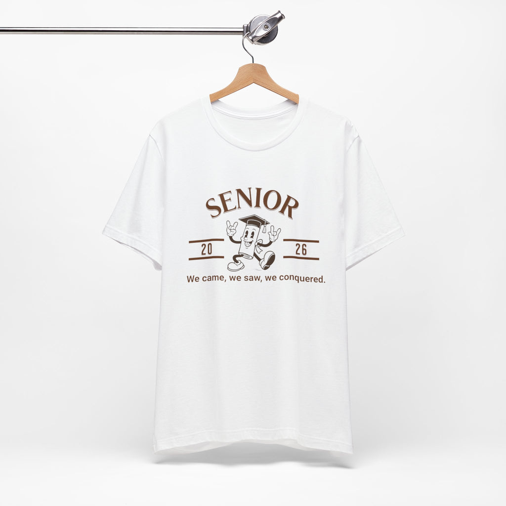 Senior 2026 Celebration Unisex Tee, Graduation Gift, Class of 2026 Shirt, Fun Senior Year Apparel, High School Memories