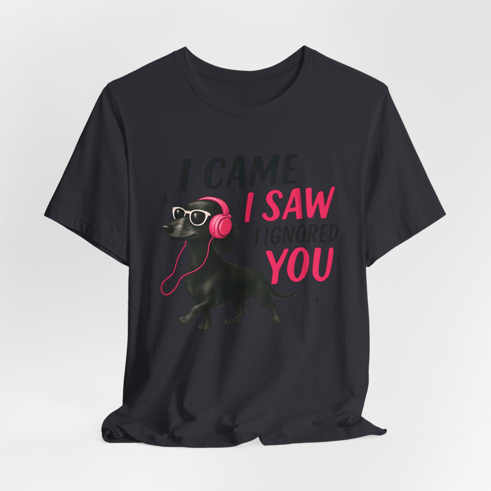Cool Dog Lover Tee - I Came, I Saw, I Ignored You | Funny Pet Shirt, Gift for Dog Owners, Casual Wear, Birthday Gift, Animal Lover Apparel