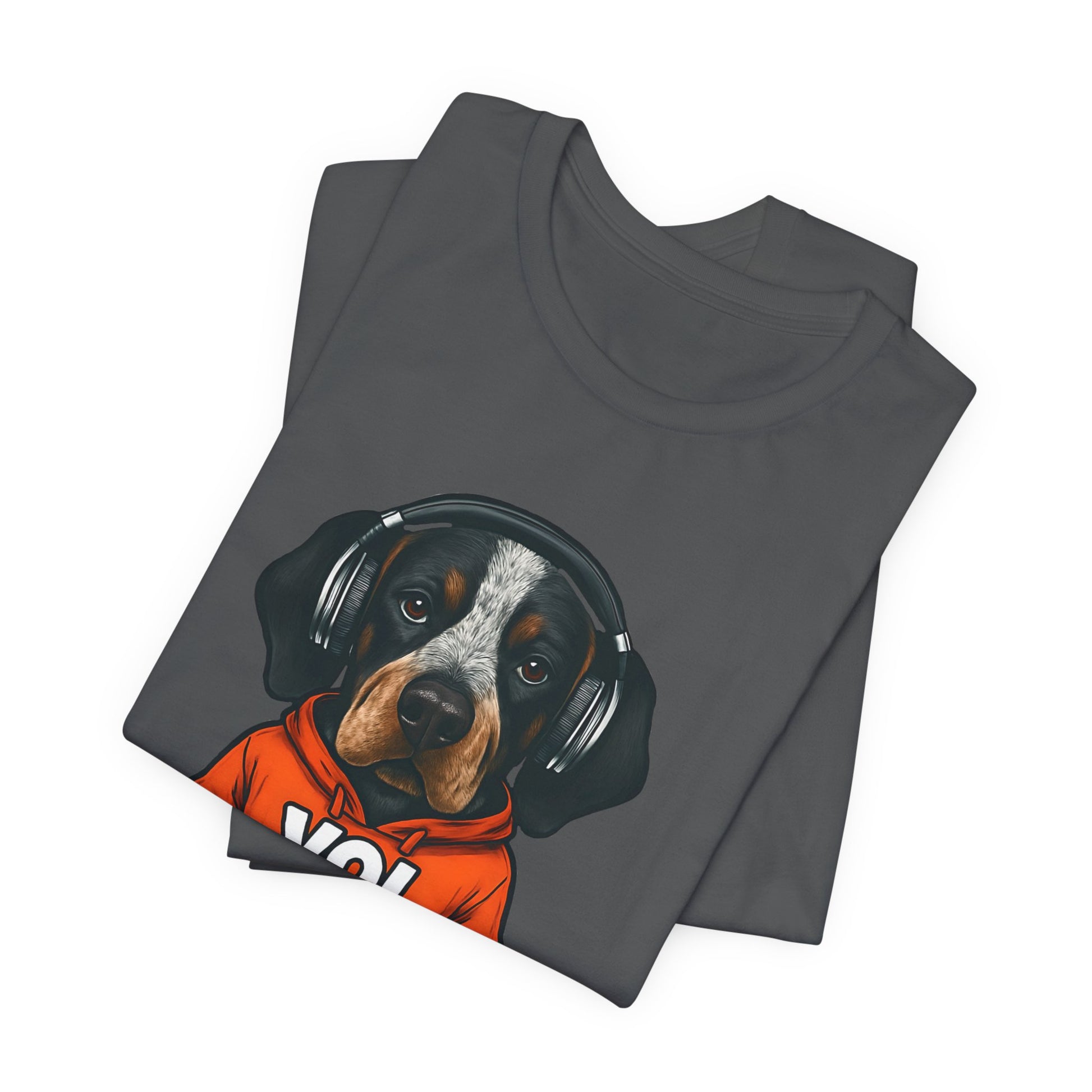 Smokey Dog Graphic Tee - VOL LIFE, Pet Lover Gift, Unisex Jersey Short Sleeve Shirt, Fun t-shirt, Casual Wear, Dog Lover Apparel