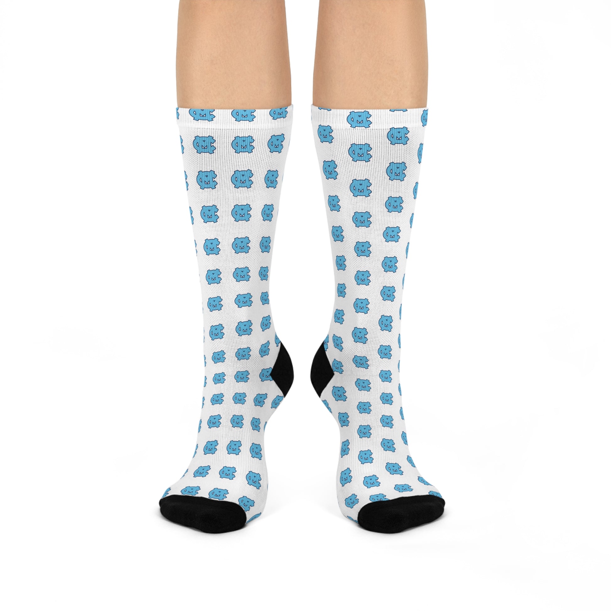 McMinn Central Printed Crew Socks | Comfortable Gift, Casual Wear, Everyday Socks, Unique Style, Sock Lover Gift