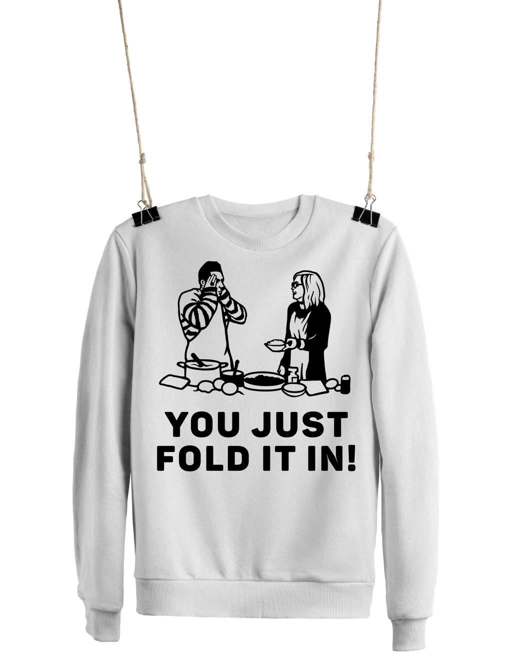 Schitts Creek David Humorous Cooking Sweatshirt, Cozy Sweatshirt for Food Lovers & Friends, Funny Gift for Culinary Fans, Perfect for Home & Holidays