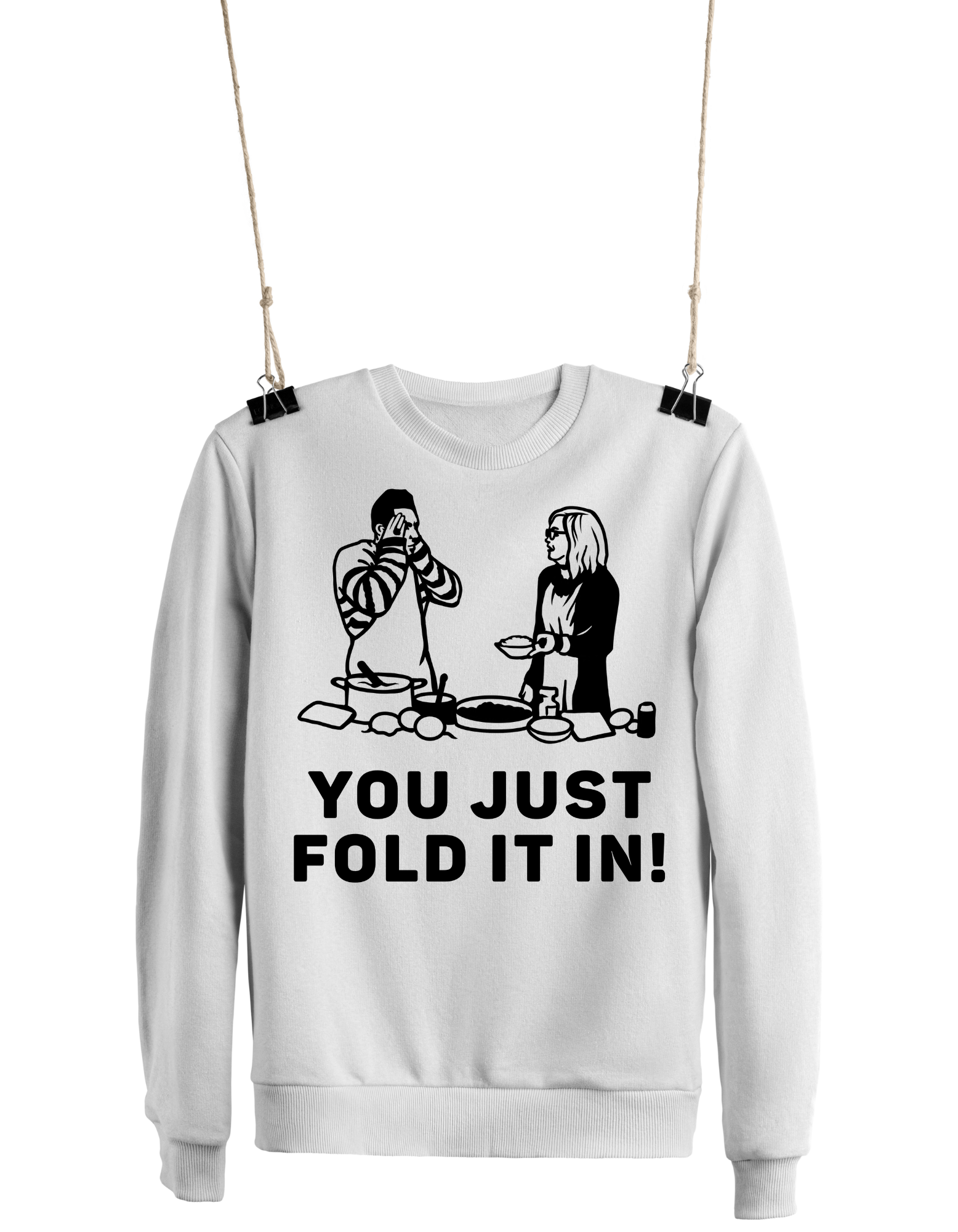 Schitts Creek David Humorous Cooking Sweatshirt, Cozy Sweatshirt for Food Lovers & Friends, Funny Gift for Culinary Fans, Perfect for Home & Holidays