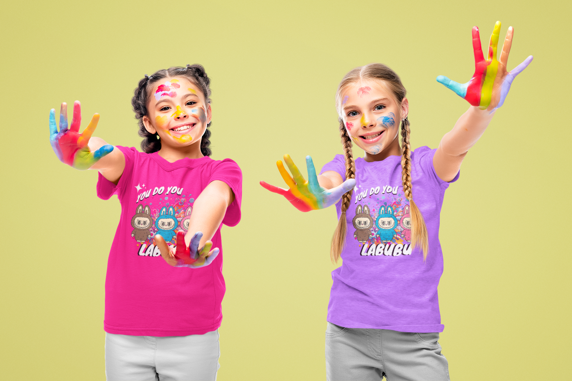 Kids T-shirt Labubu Doll Craze Softstyle Tee