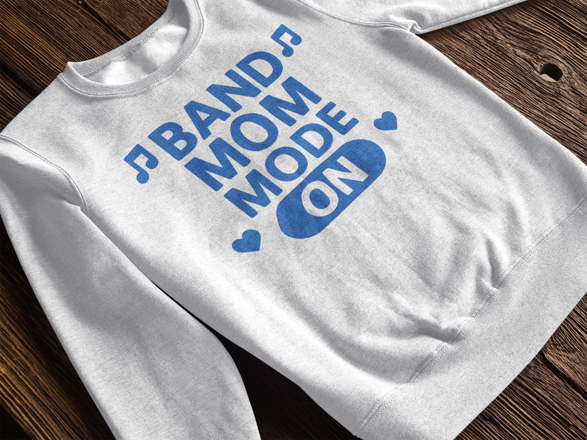 Band Mom Crewneck Sweatshirt | Perfect Gift for Music Lovers, Concert Attendees, Music Events, Cheerful Everyday Wear