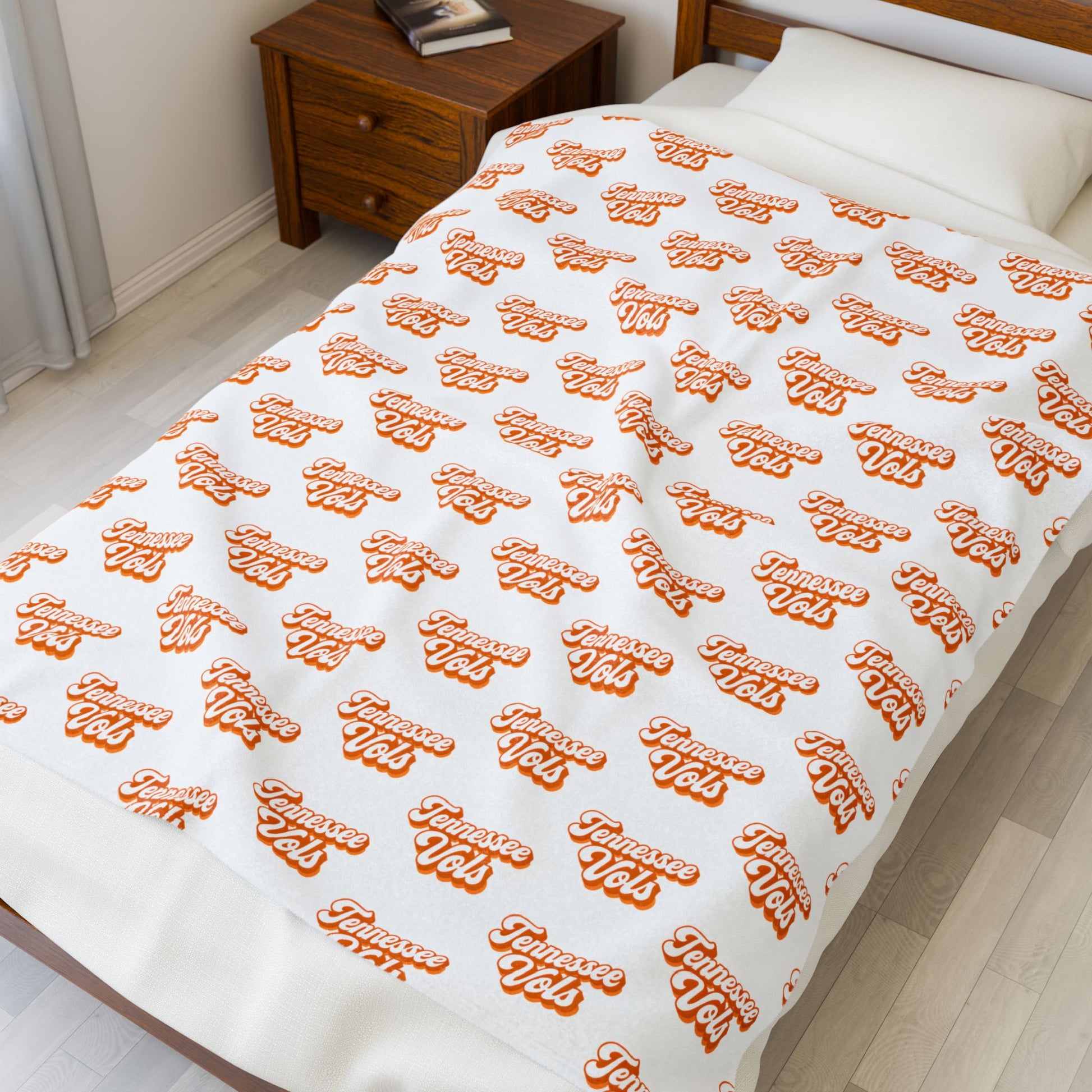 Vols Cozy Velveteen Plush Blanket for Home Comfort, Soft Throw for Cozy Evenings, Perfect Gift for Birthdays and Holidays, Snuggle Up Blanket