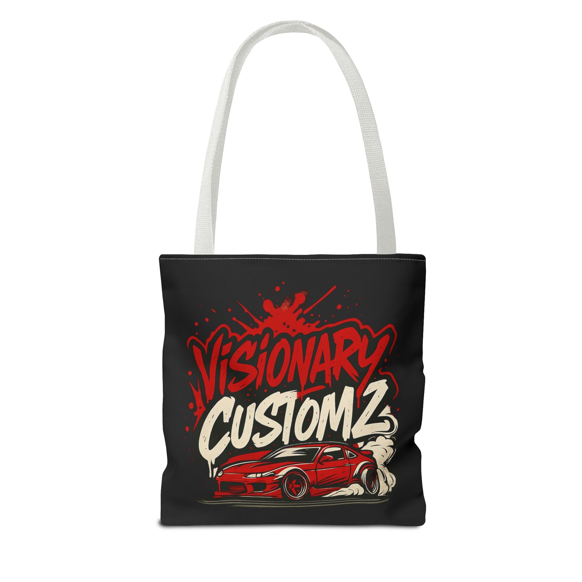 Visionary Customz Tote Bag - Stylish Car Enthusiast Bag, Gift for Auto Lovers, Custom Car Accessories, Unique Shopping Tote, AOP Design