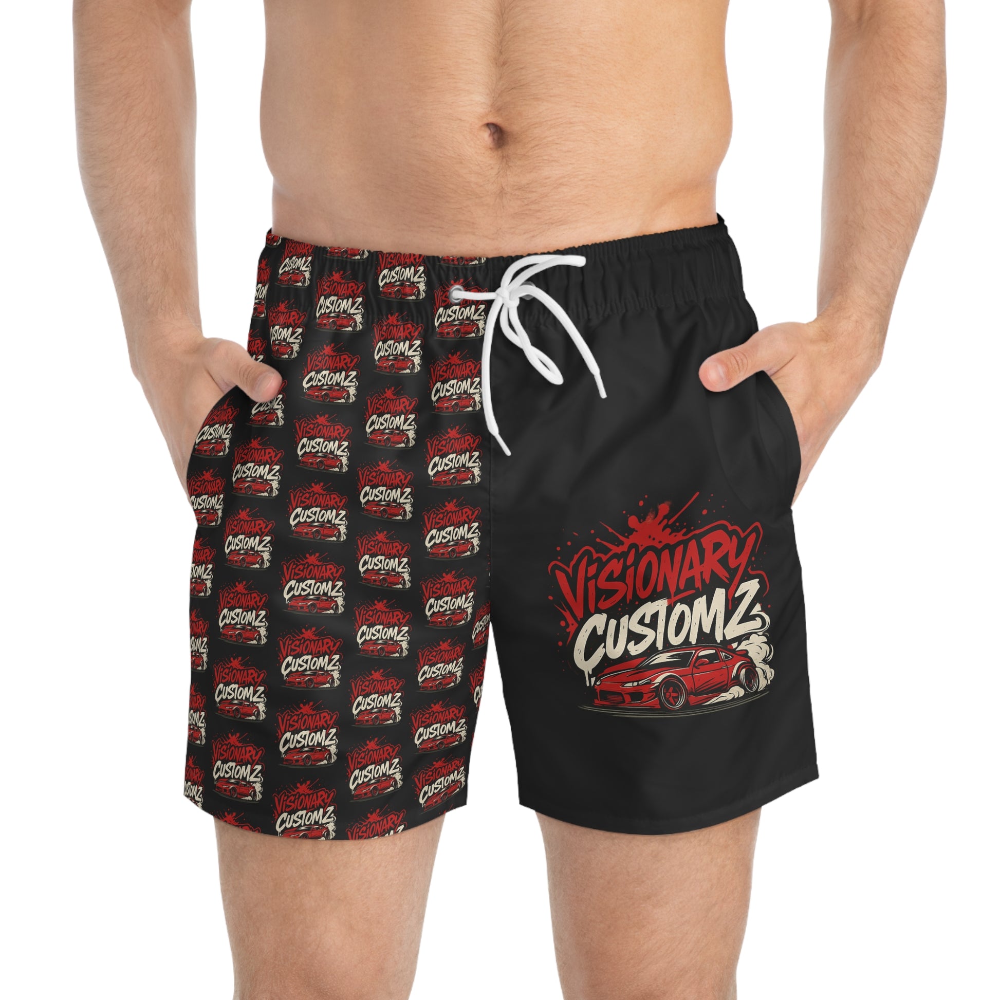 Stylish Swim Trunks for Summer Fun, Beachwear, Vacation Shorts, Pool Party Essential, Gift for Water Lovers
