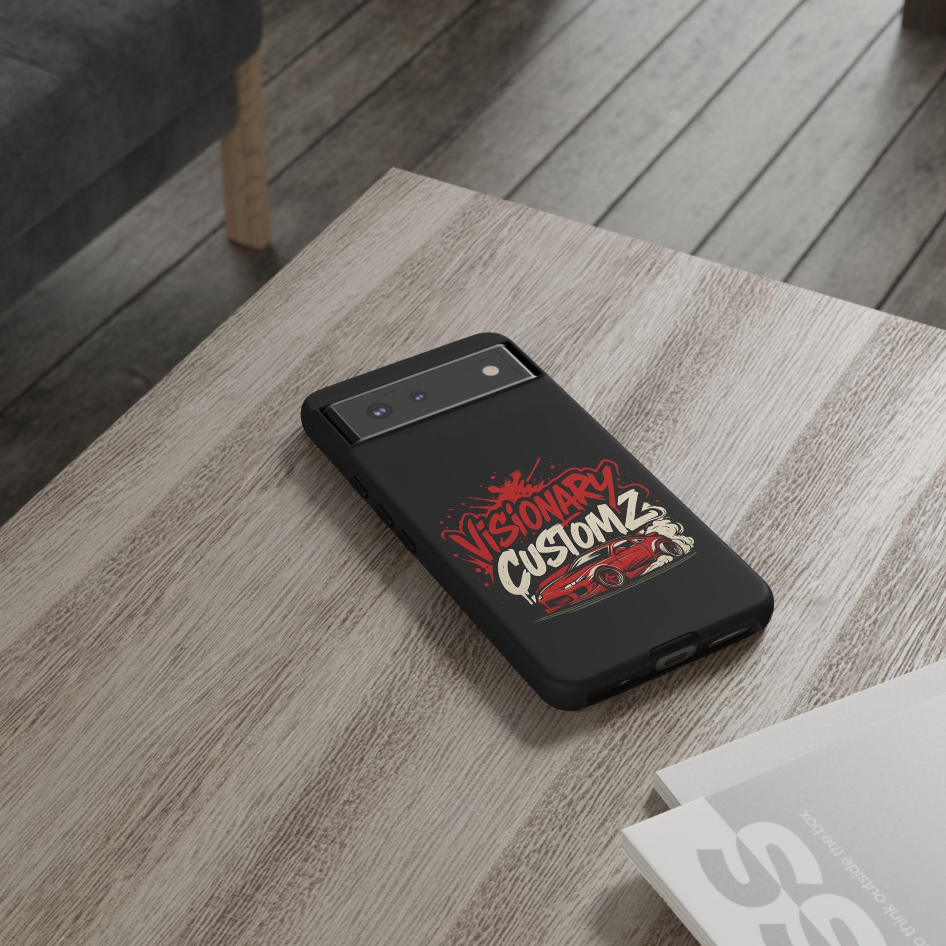 Visionary Customz Phone Case, Car Lover Accessory, Gift for Auto Enthusiasts, Customizable Phone Protection, Birthday Gift Idea