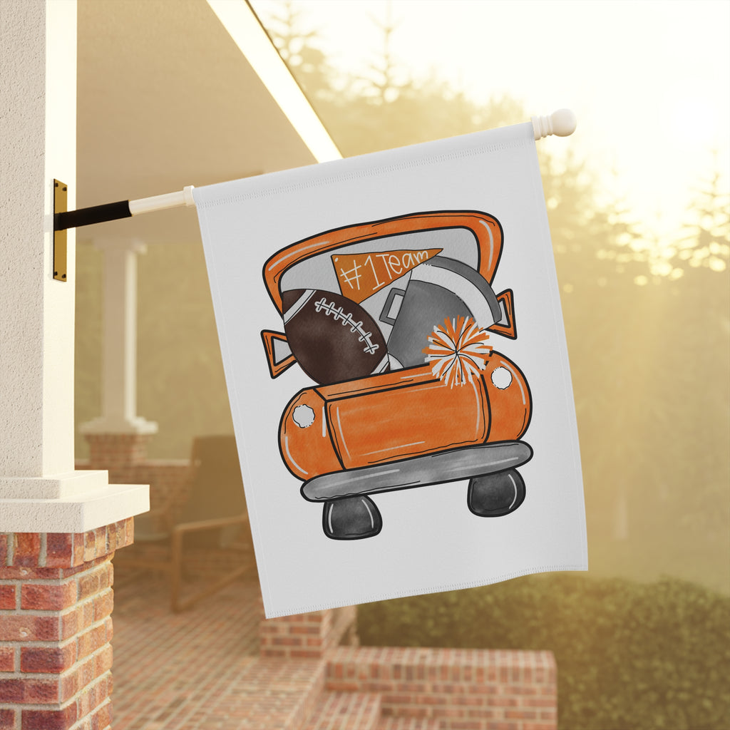 Cheerful Garden Banner for Sports Fans, Outdoor Decor, Game Day Sign, Front Yard Greeting, Team Spirit Flag, TN VOLS
