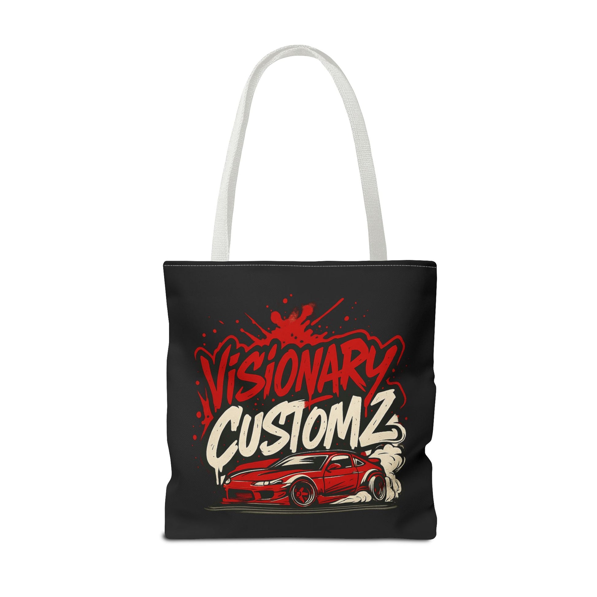 Visionary Customz Tote Bag - Stylish Car Enthusiast Bag, Gift for Auto Lovers, Custom Car Accessories, Unique Shopping Tote, AOP Design