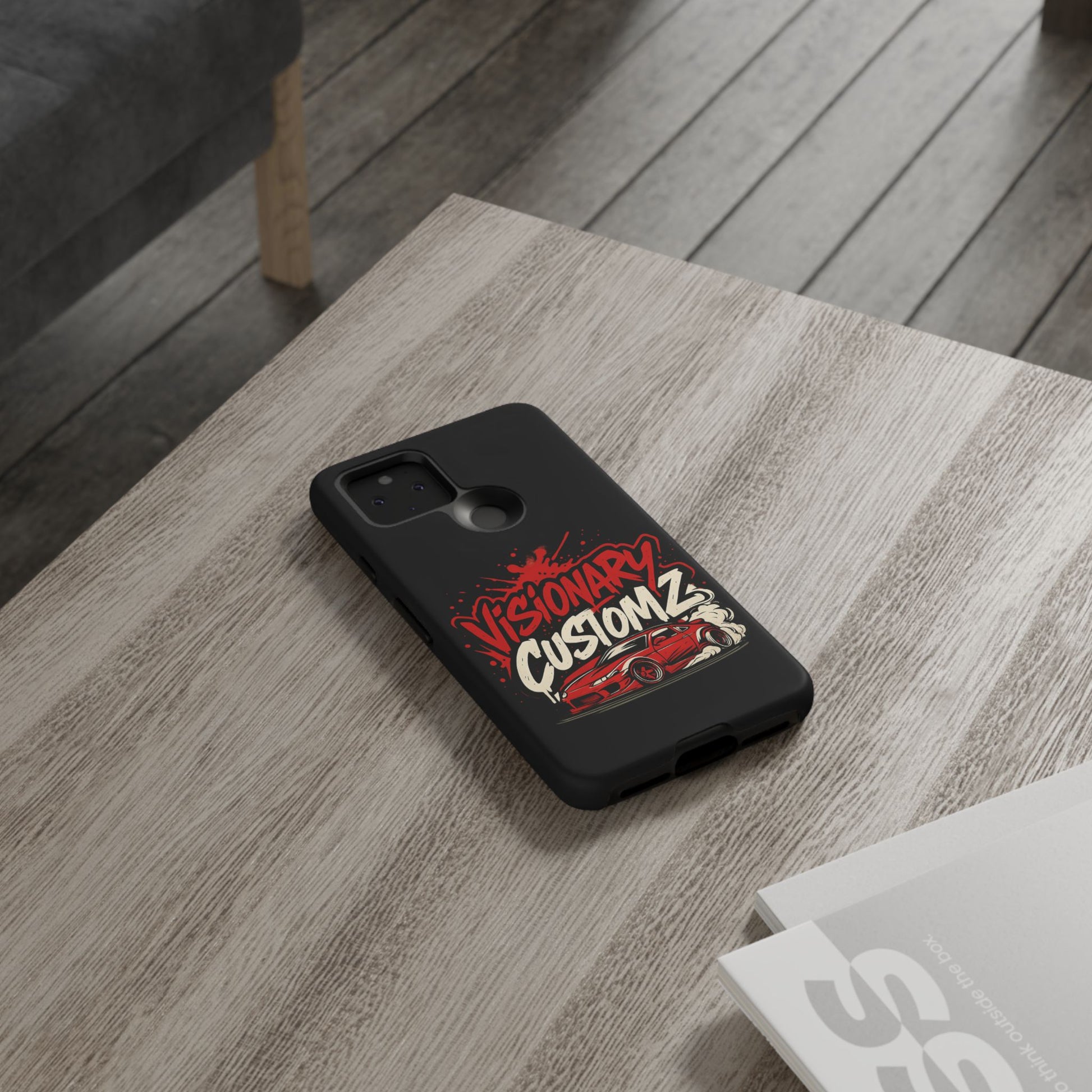 Visionary Customz Phone Case, Car Lover Accessory, Gift for Auto Enthusiasts, Customizable Phone Protection, Birthday Gift Idea