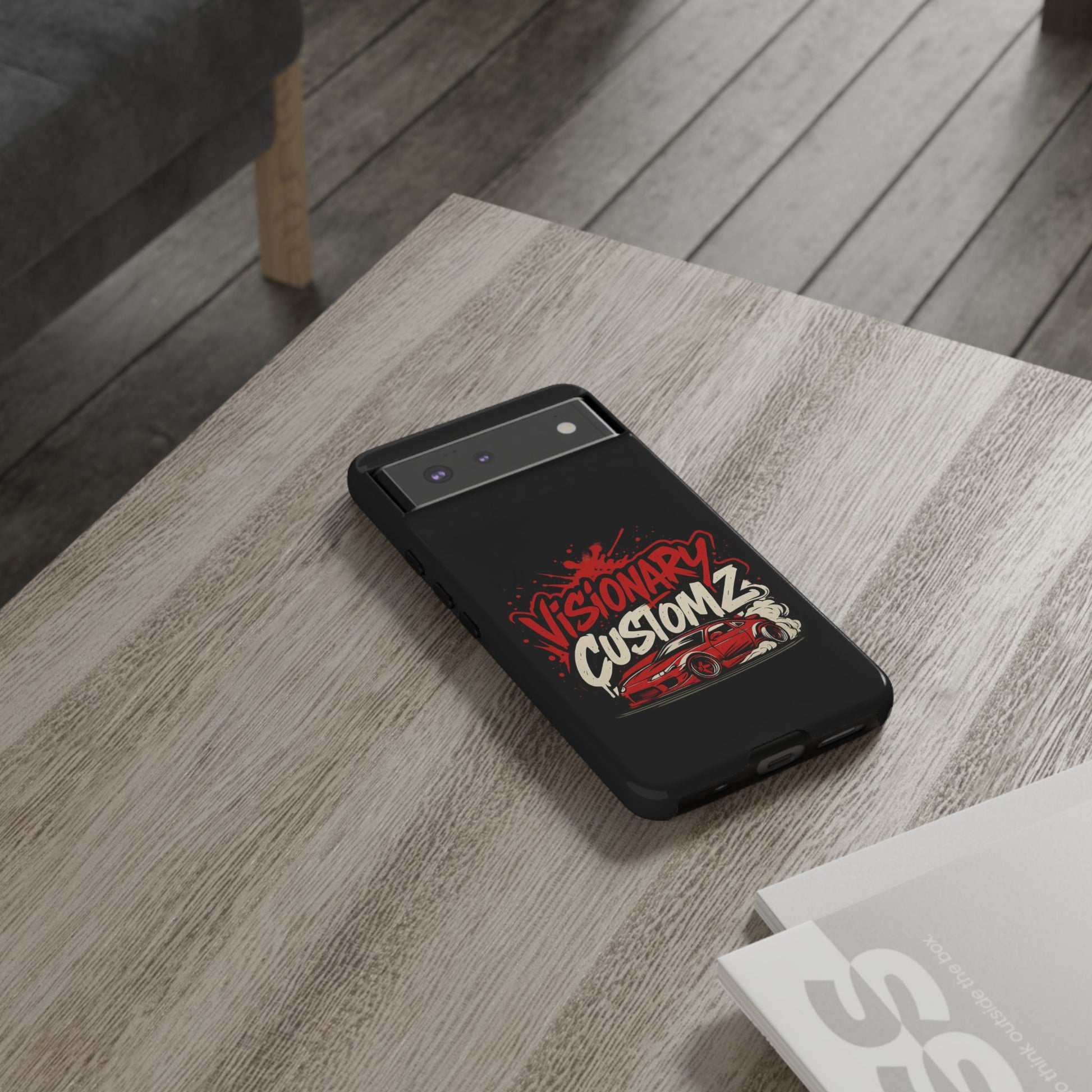 Visionary Customz Phone Case, Car Lover Accessory, Gift for Auto Enthusiasts, Customizable Phone Protection, Birthday Gift Idea