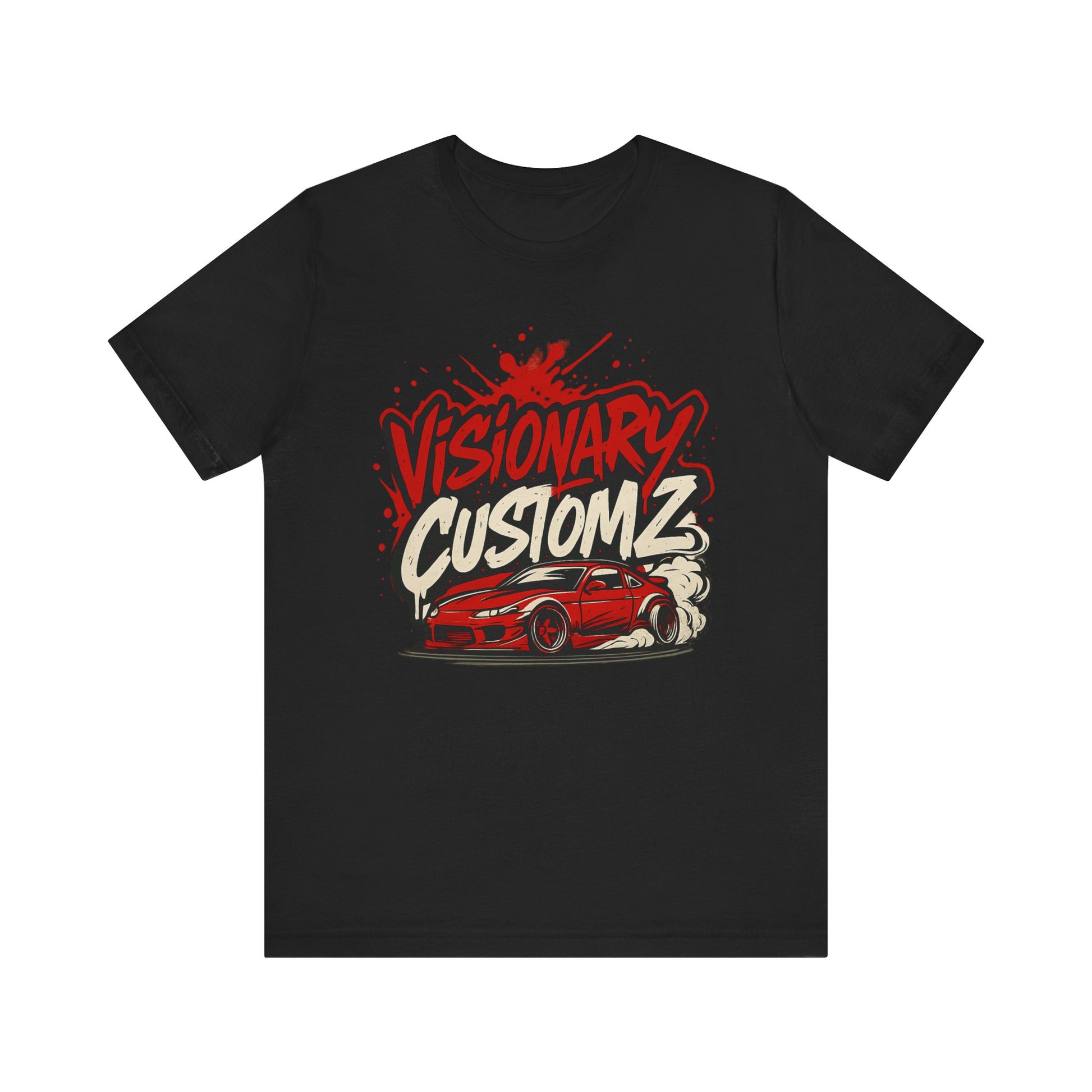Visionary Customz Graphic Tee, Unisex Car Lover Shirt, Automotive Gift, Streetwear Top, Racing Enthusiast Apparel