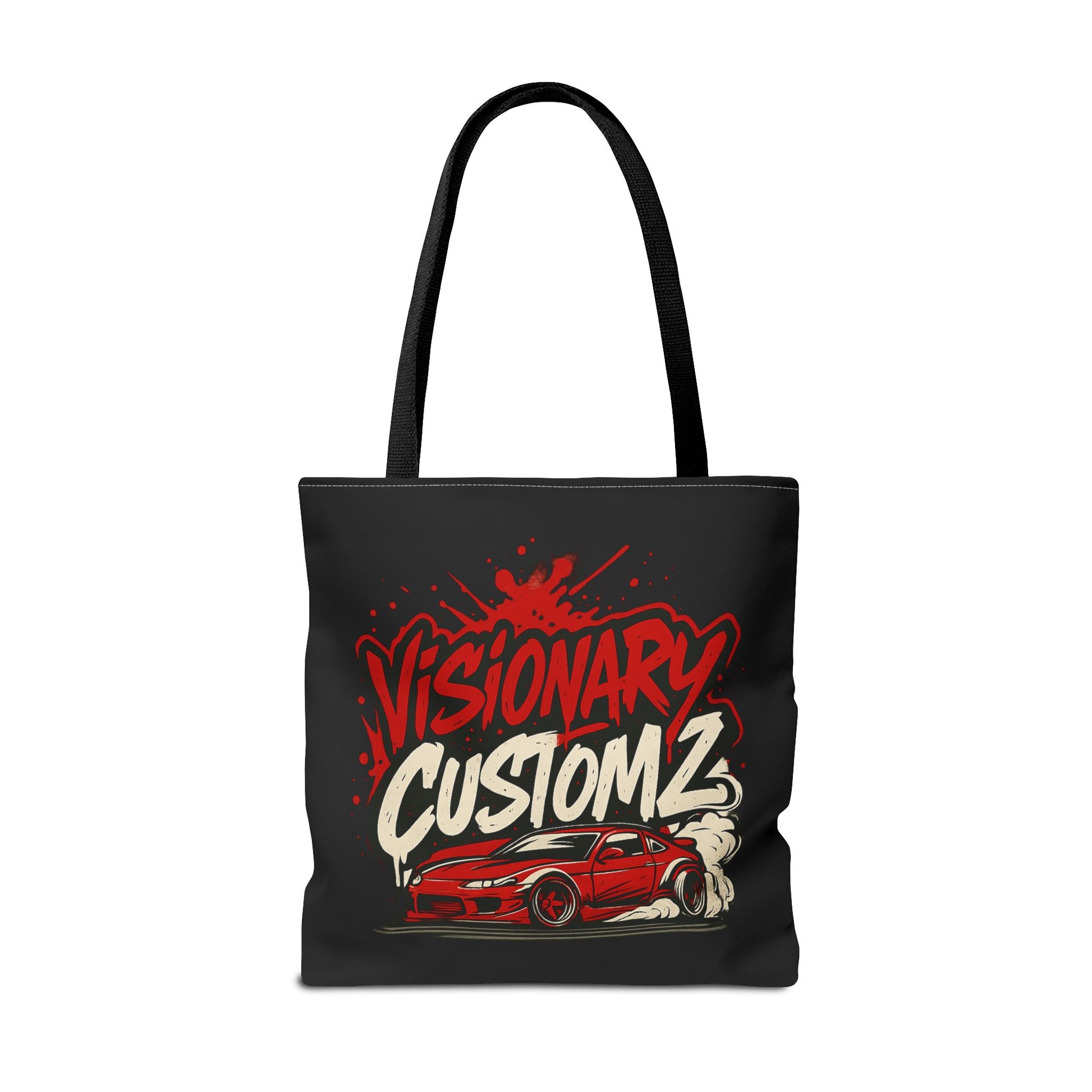 Visionary Customz Tote Bag - Stylish Car Enthusiast Bag, Gift for Auto Lovers, Custom Car Accessories, Unique Shopping Tote, AOP Design