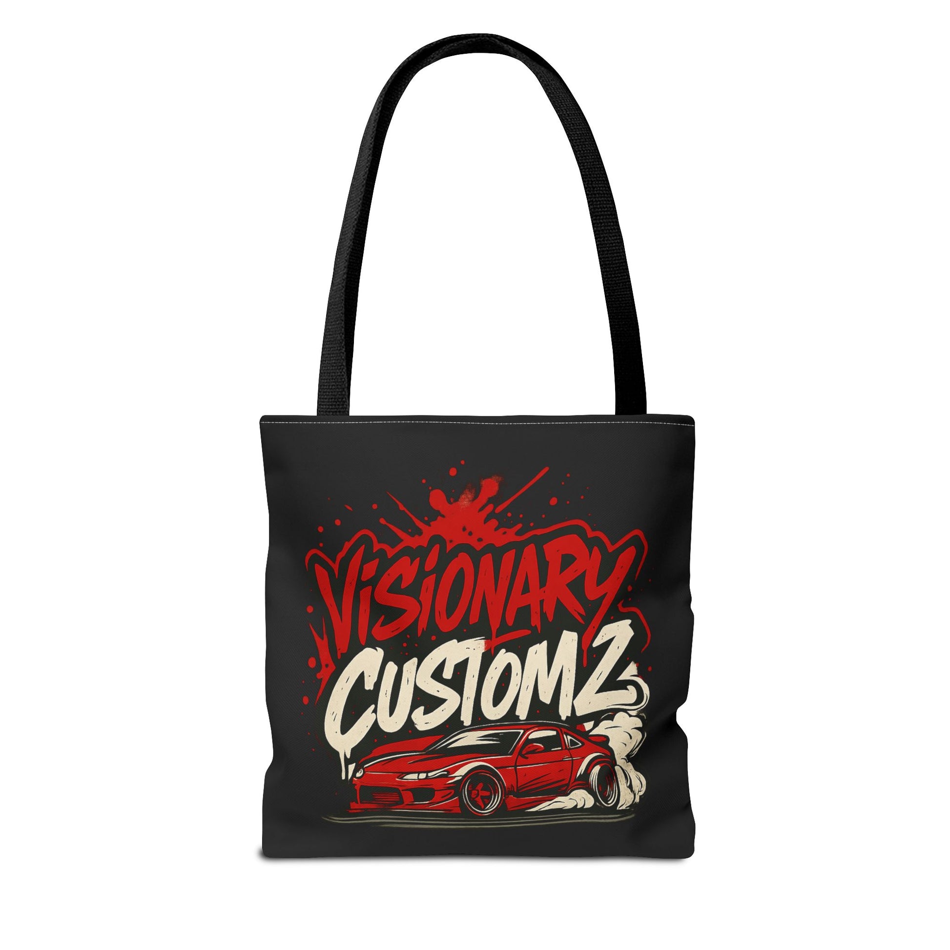 Visionary Customz Tote Bag - Stylish Car Enthusiast Bag, Gift for Auto Lovers, Custom Car Accessories, Unique Shopping Tote, AOP Design