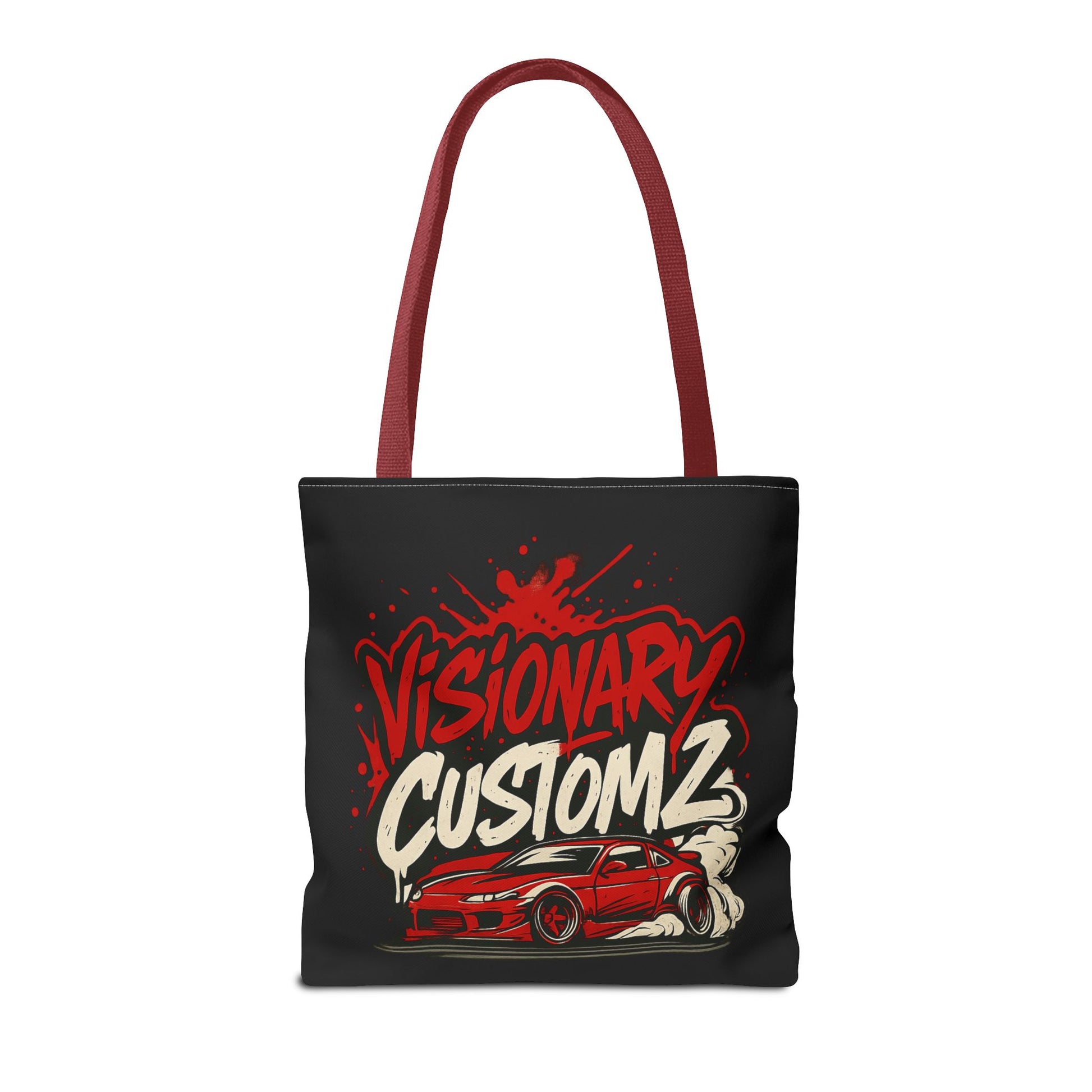 Visionary Customz Tote Bag - Stylish Car Enthusiast Bag, Gift for Auto Lovers, Custom Car Accessories, Unique Shopping Tote, AOP Design