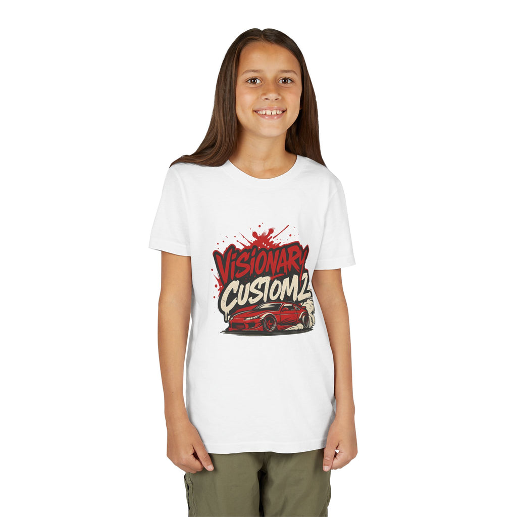 Visionary Custom Youth Tee - Cool Car Graphic, Gift for Young Car Enthusiasts, Birthday Shirt, Customizable Apparel, Automotive Fashion