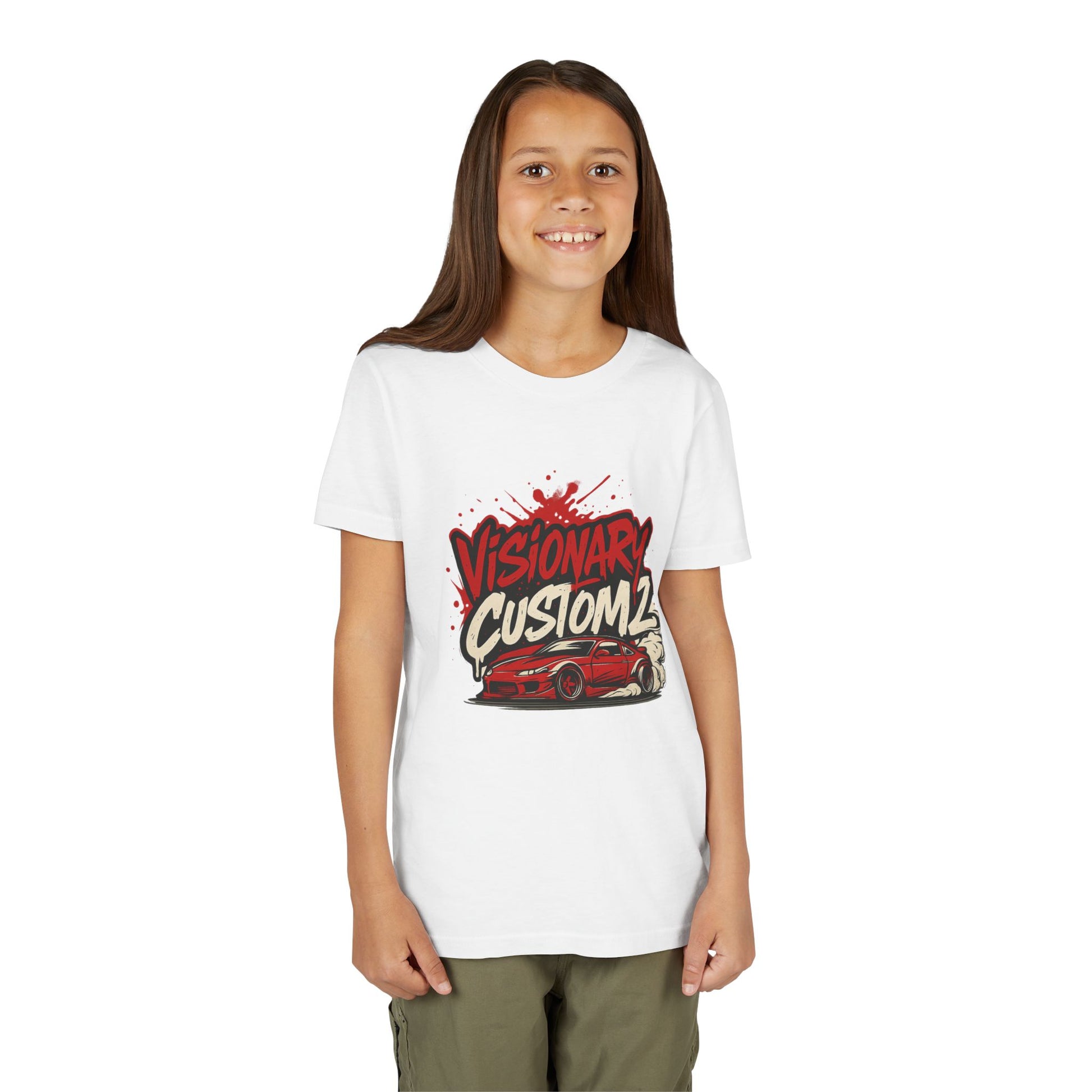 Visionary Custom Youth Tee - Cool Car Graphic, Gift for Young Car Enthusiasts, Birthday Shirt, Customizable Apparel, Automotive Fashion
