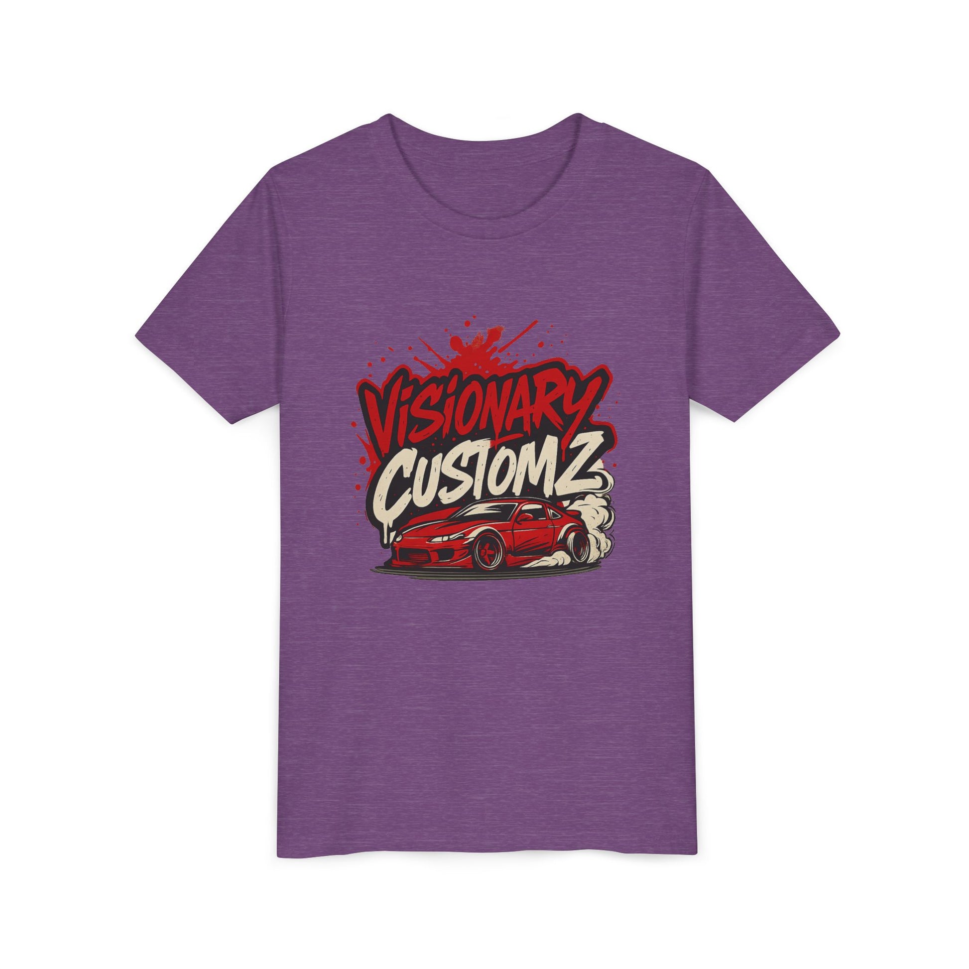 Visionary Custom Youth Tee - Cool Car Graphic, Gift for Young Car Enthusiasts, Birthday Shirt, Customizable Apparel, Automotive Fashion