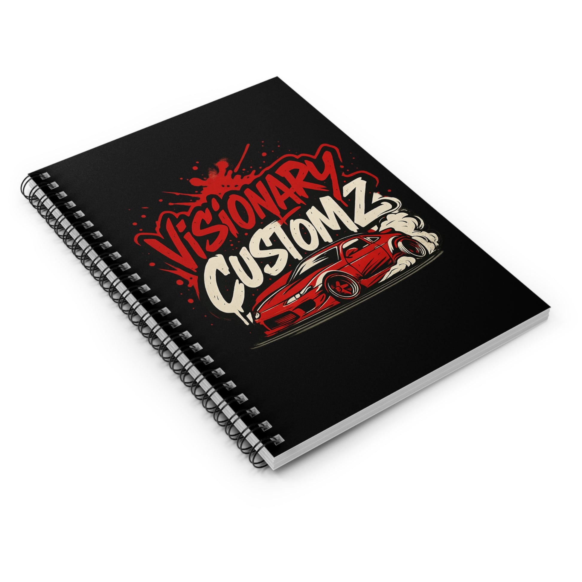 Visionary Customz Car Enthusiast Notebook | Perfect Gift for Car Lovers, Journaling, Sketching, Gift for Him/Her, Automotive Design
