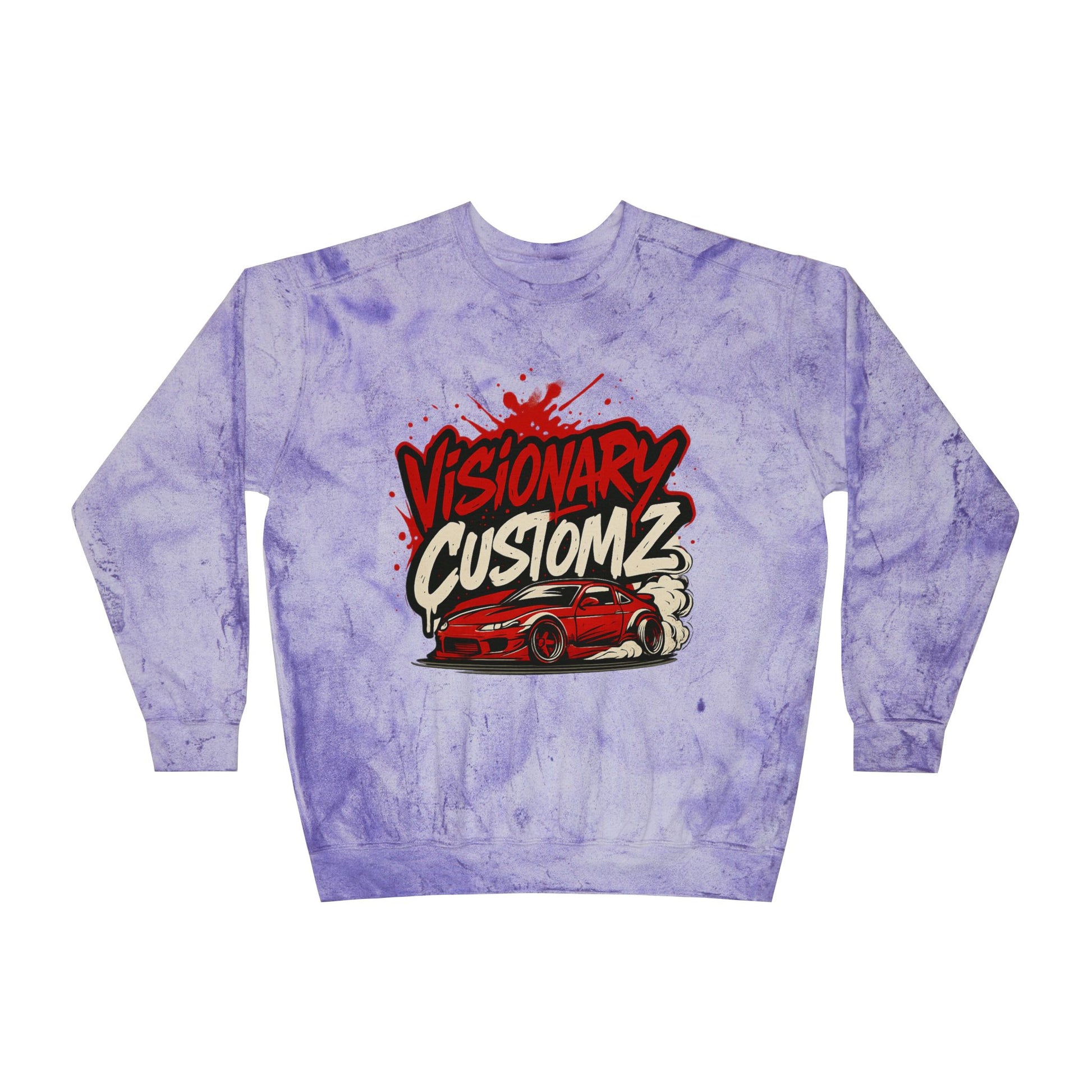 Visionary Custom Z Color Blast Sweatshirt, Unisex Sweatshirt, Comfort Colors