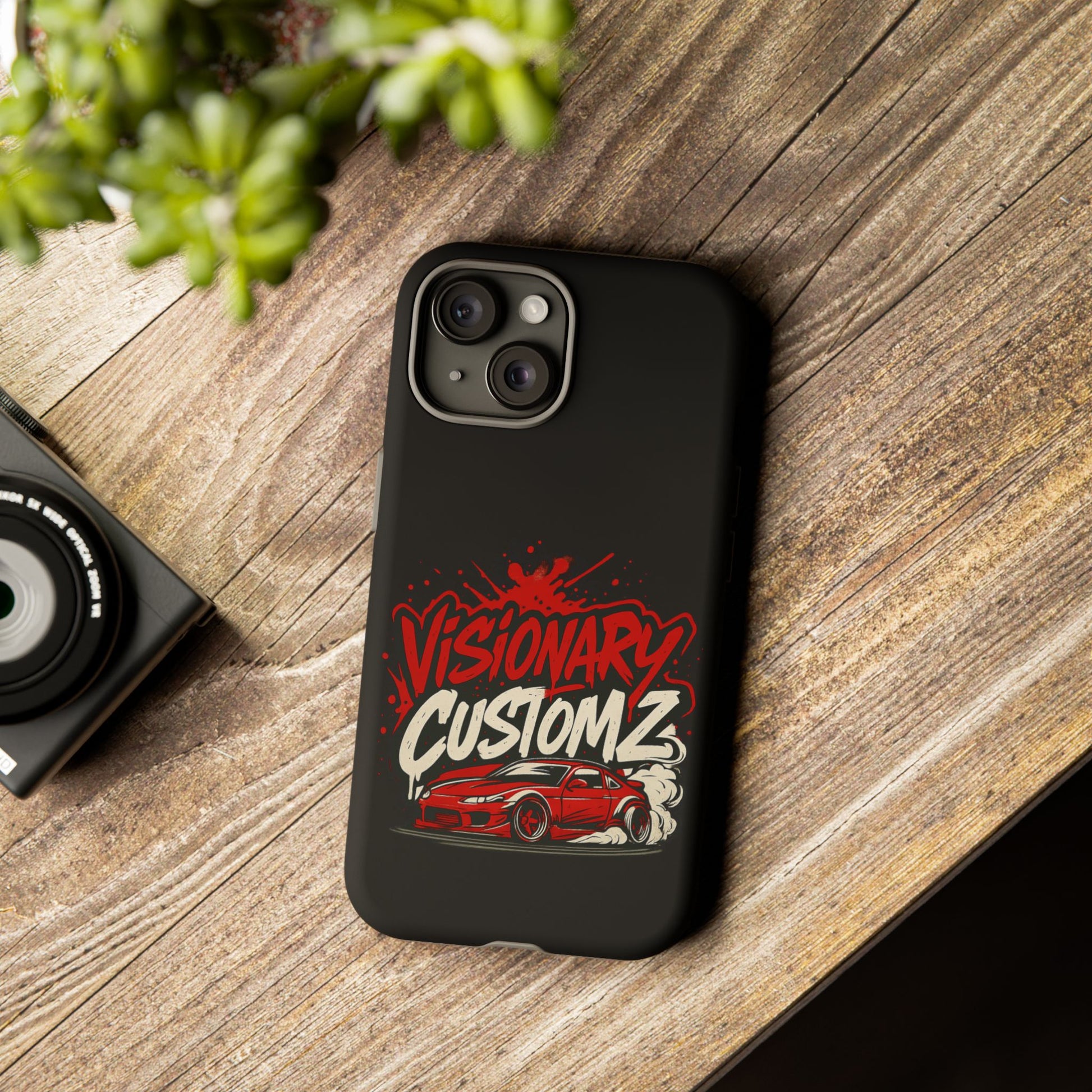 Visionary Customz Phone Case, Car Lover Accessory, Gift for Auto Enthusiasts, Customizable Phone Protection, Birthday Gift Idea