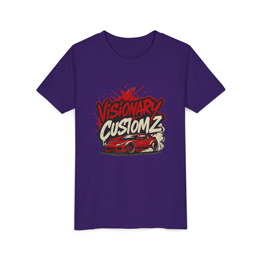 Visionary Custom Youth Tee - Cool Car Graphic, Gift for Young Car Enthusiasts, Birthday Shirt, Customizable Apparel, Automotive Fashion